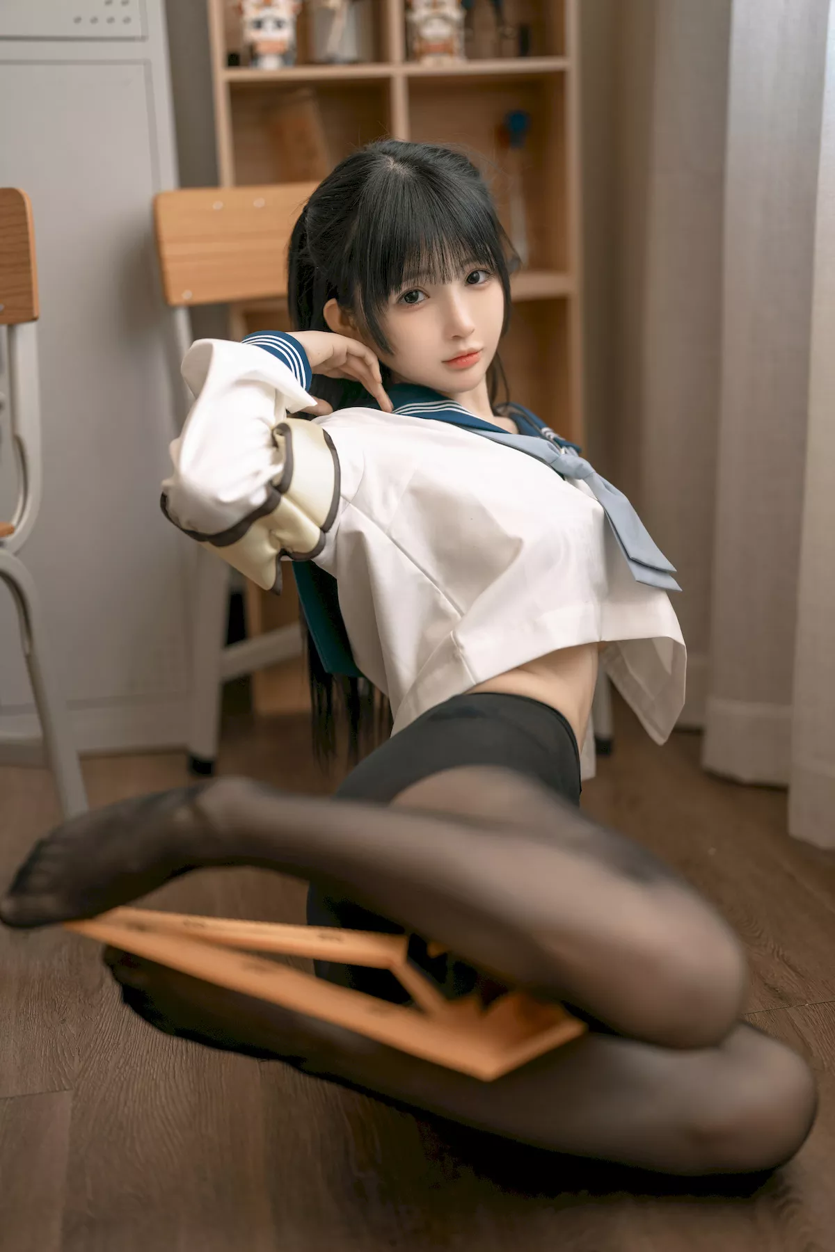 风纪委员 �@井宁宁 撩人私摄 仙女Cosplay