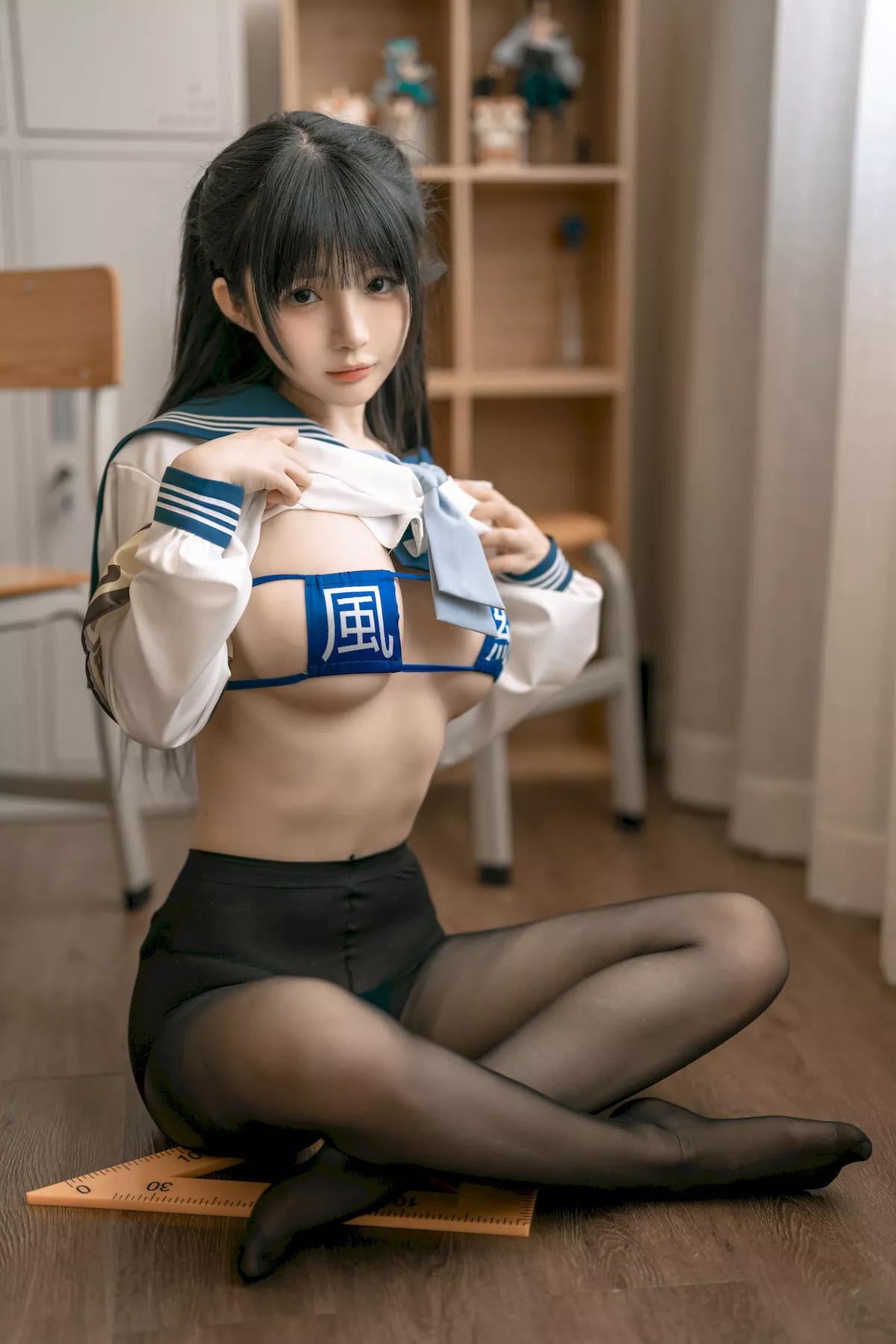 风纪委员 �@井宁宁 撩人私摄 仙女Cosplay