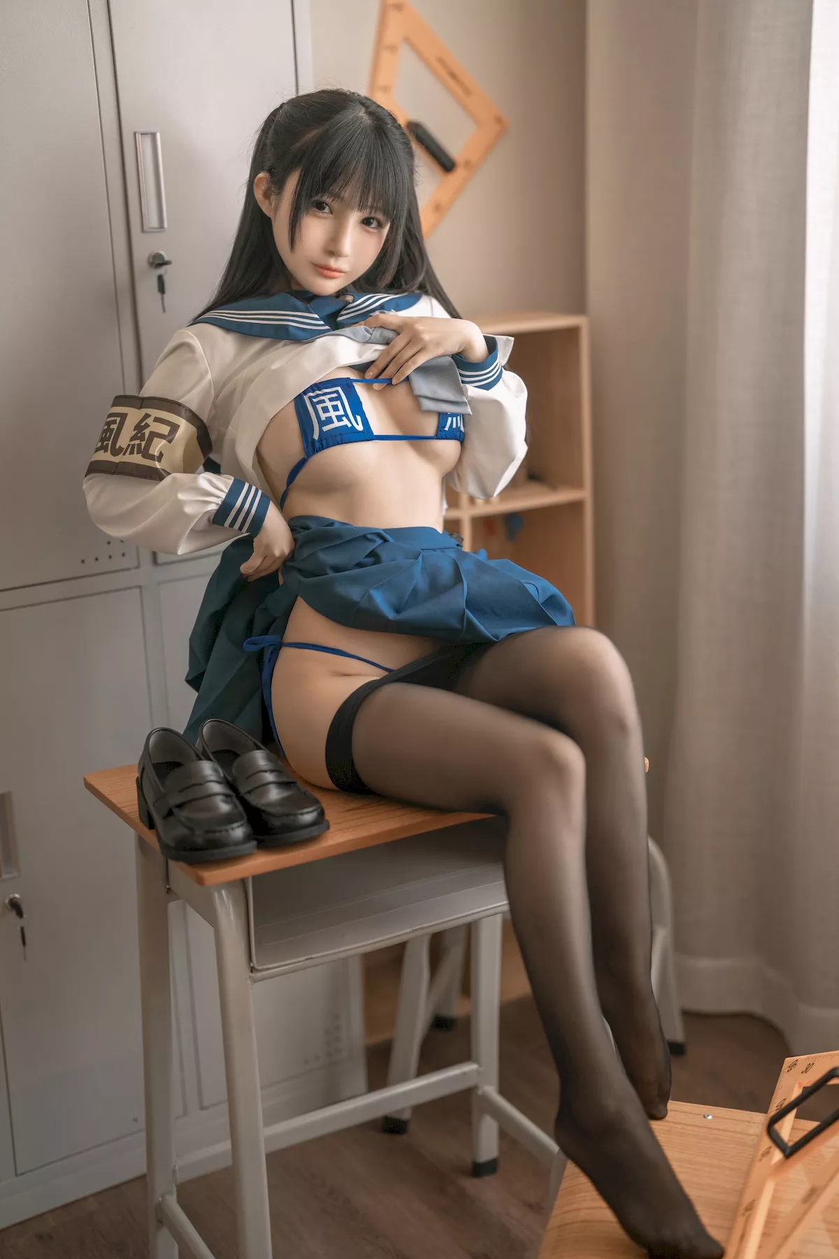 风纪委员 �@井宁宁 撩人私摄 仙女Cosplay