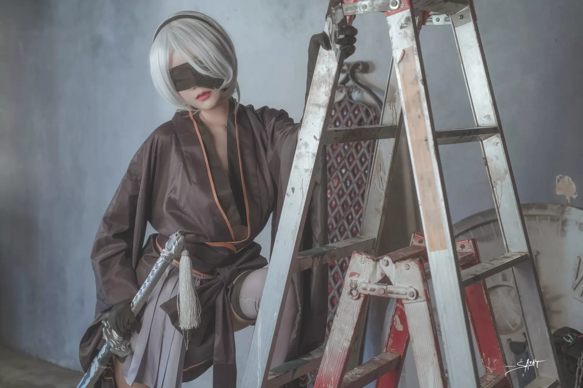 2B(31P) Nier  Automata Yuna 【SAINT Photolife  高丽女神影像 遮光生活】