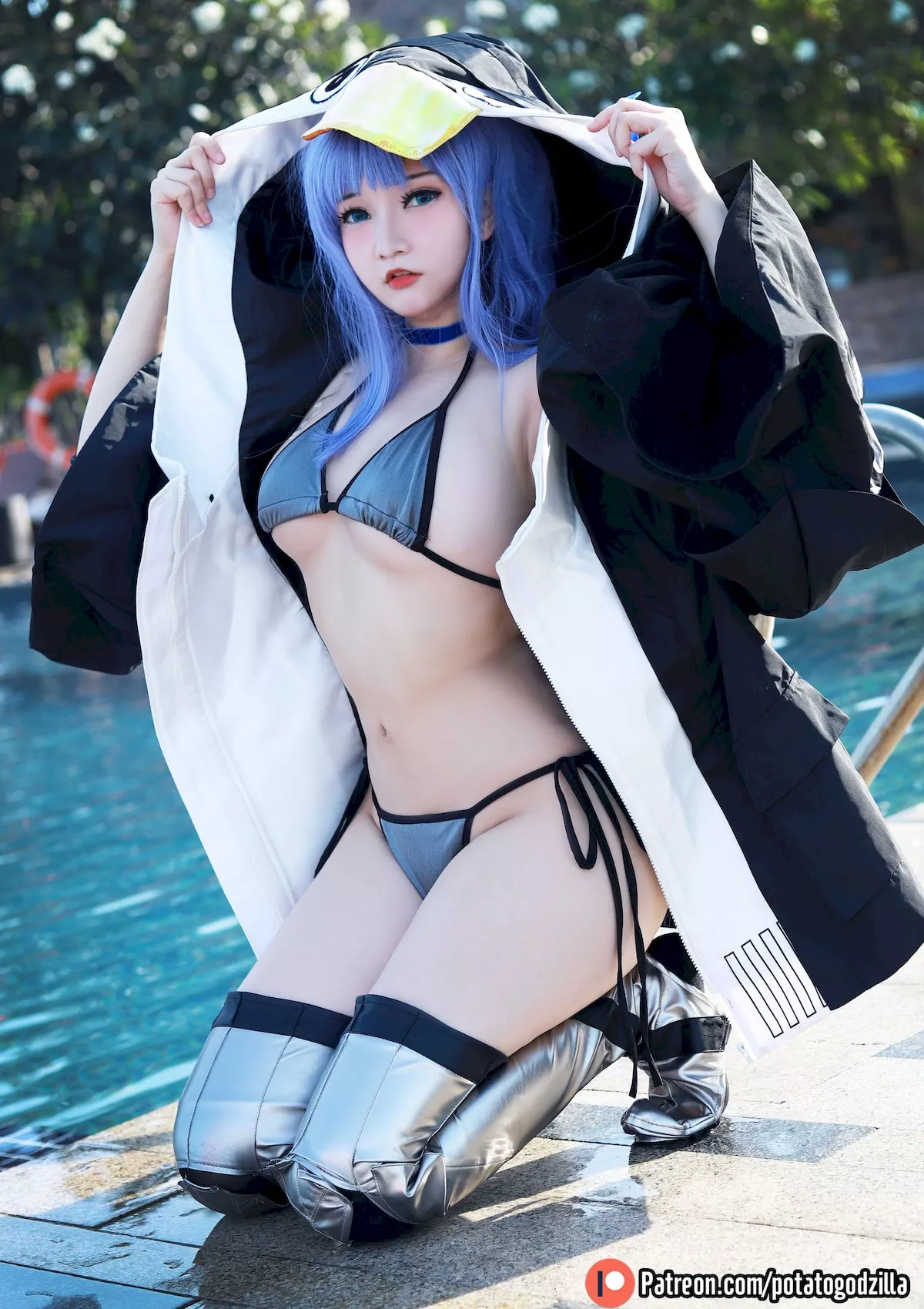 迷人私房 Godzilla Potato 美人Cosplay 水着