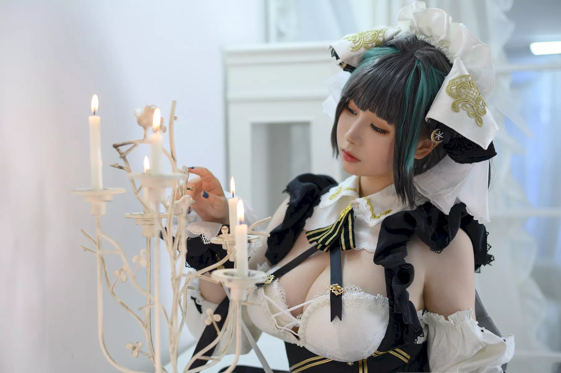 魅魔私拍 PAKI酱 女神Cosplay 柴郡