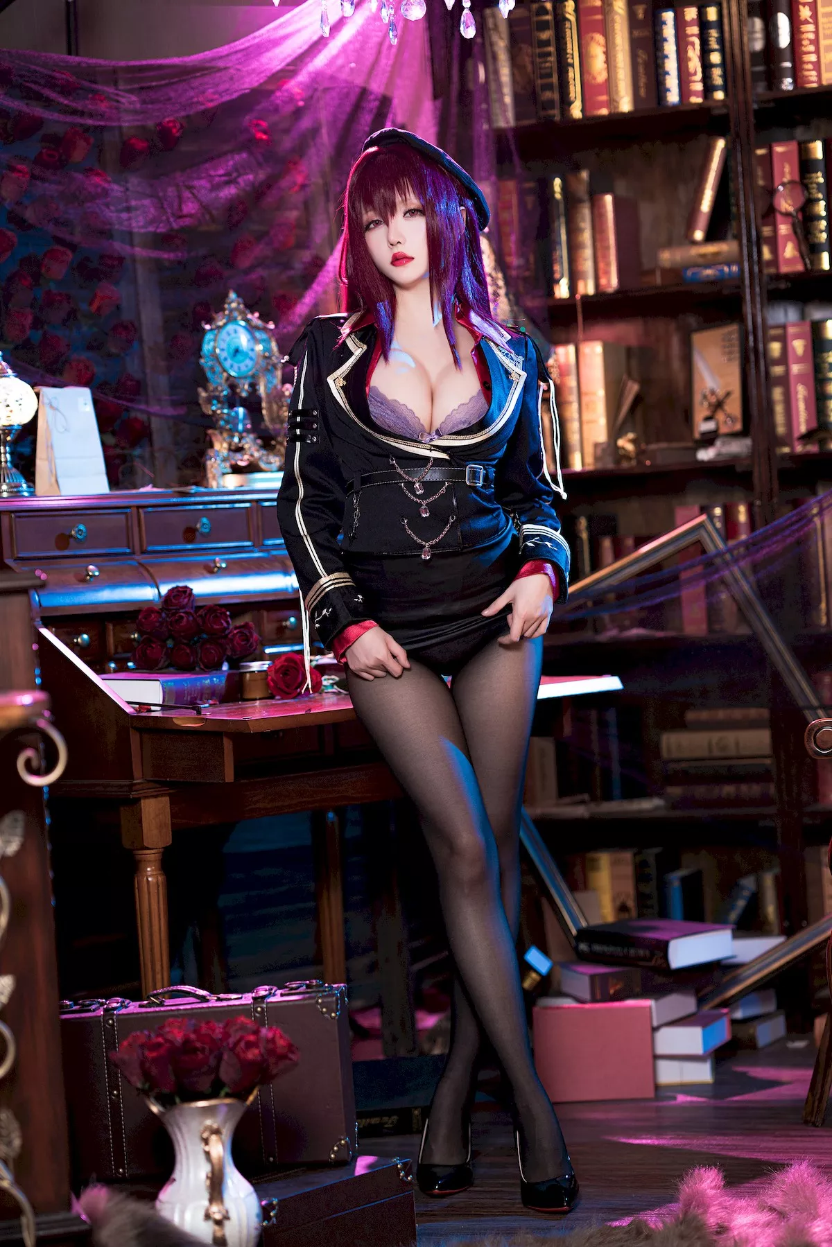 佳人Cosplay 星之迟迟 真红教枪 斯卡哈