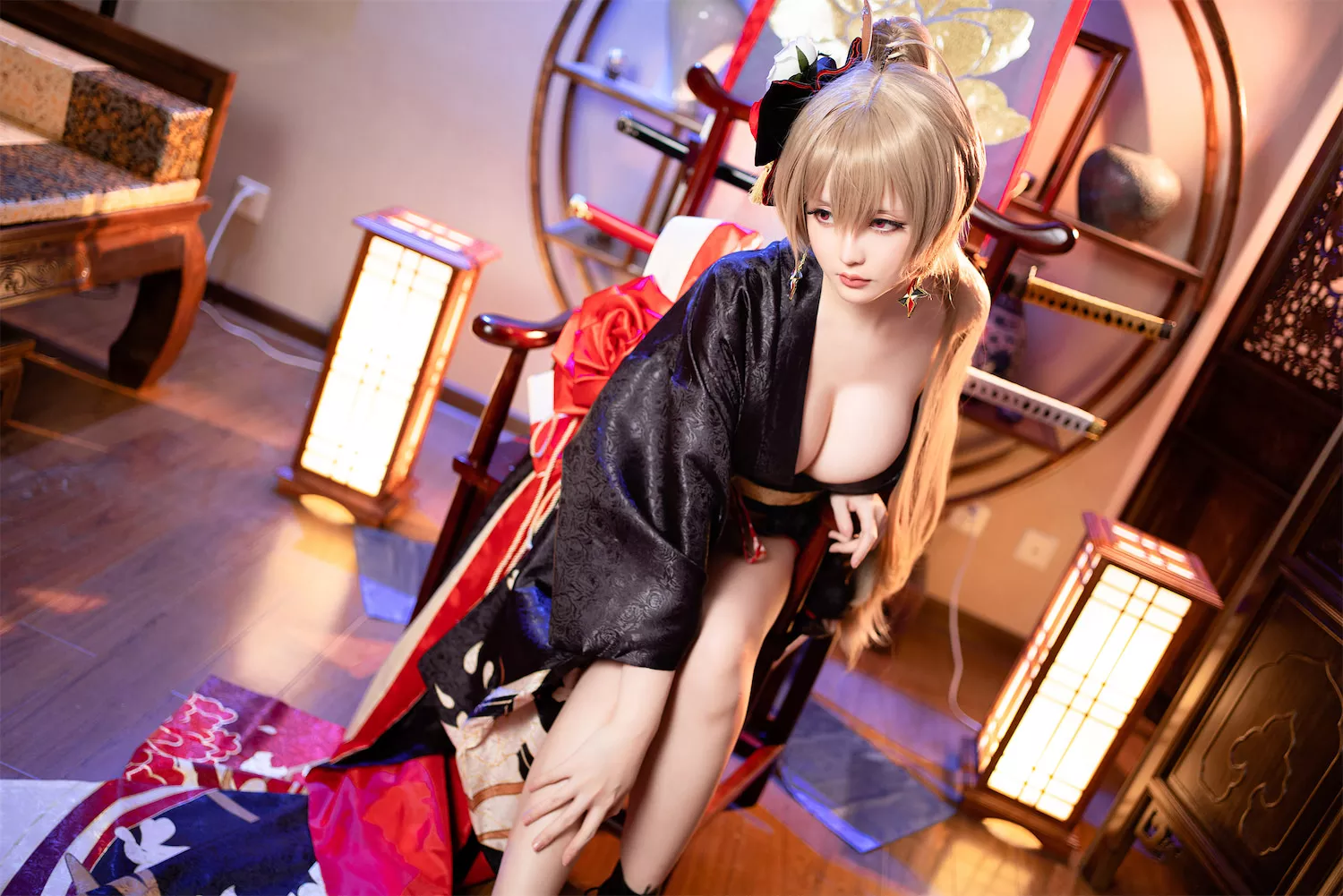 星之迟迟 碧蓝航线 让巴 美女Cosplay