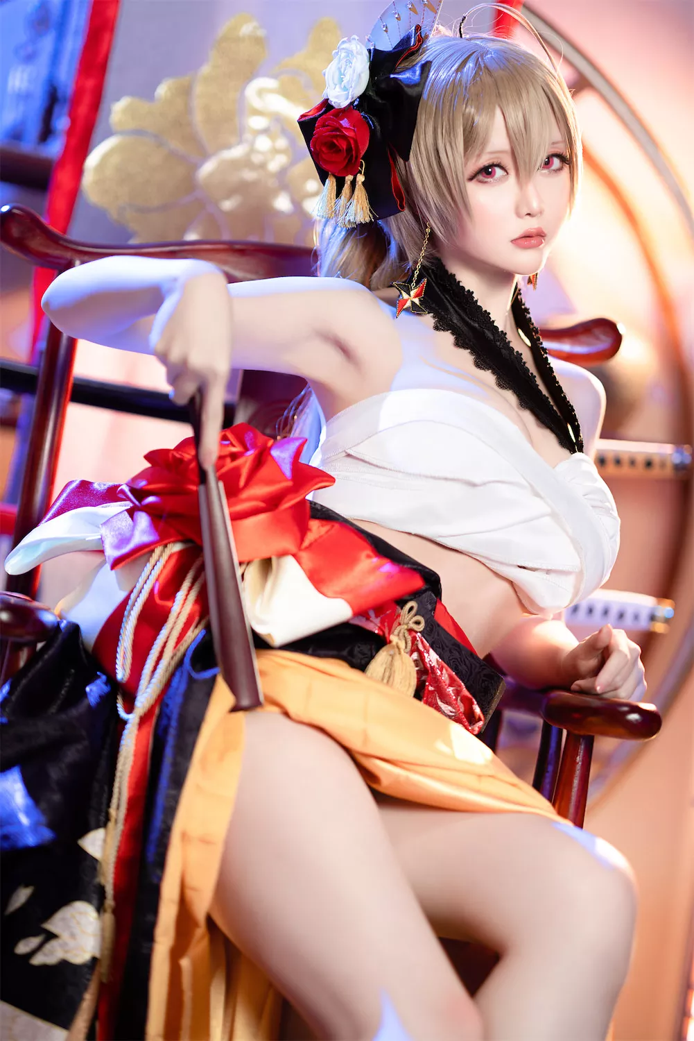 星之迟迟 碧蓝航线 让巴 美女Cosplay