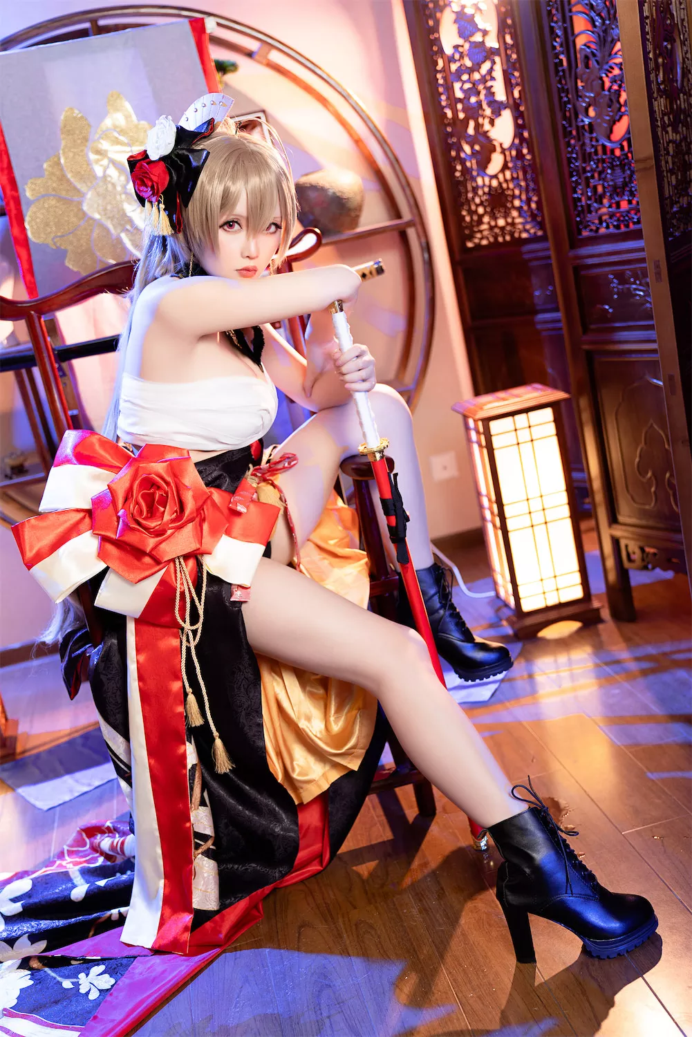 星之迟迟 碧蓝航线 让巴 美女Cosplay