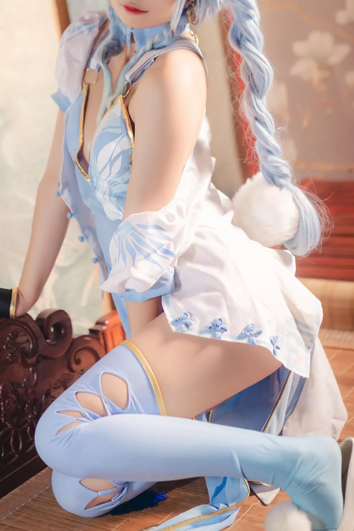 泳装 妩媚私摄 墨玉 PA15 美女Cosplay