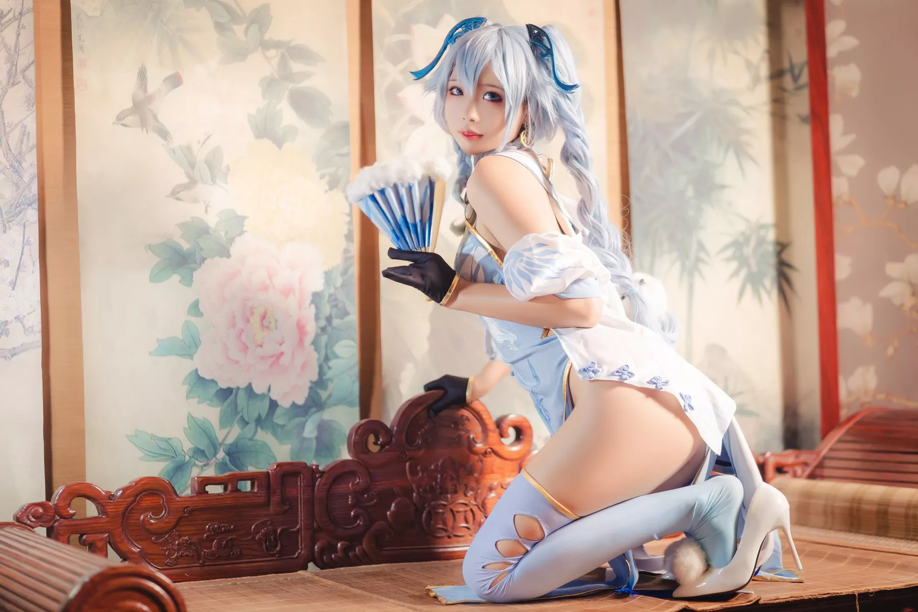泳装 妩媚私摄 墨玉 PA15 美女Cosplay