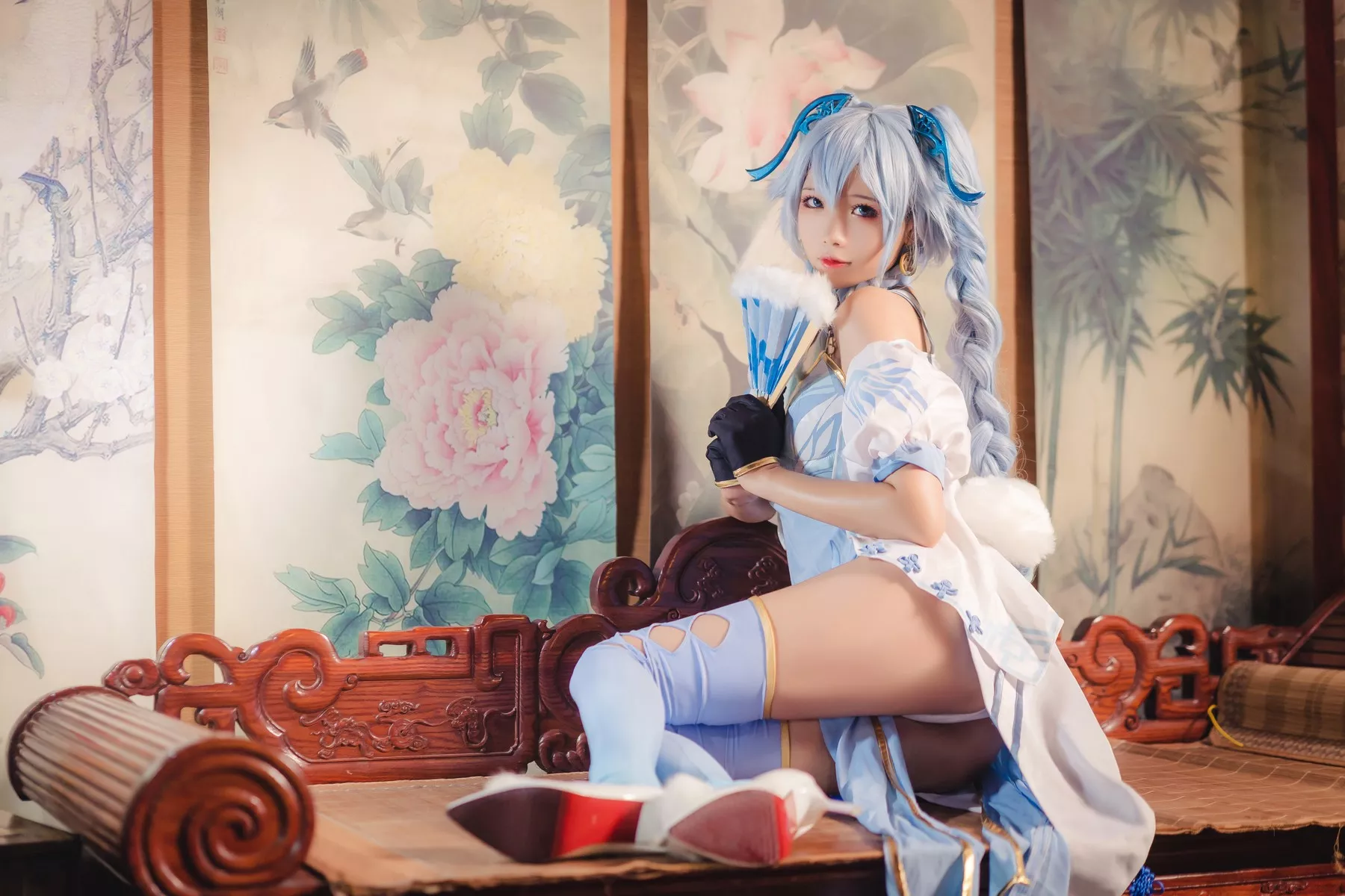 泳装 妩媚私摄 墨玉 PA15 美女Cosplay
