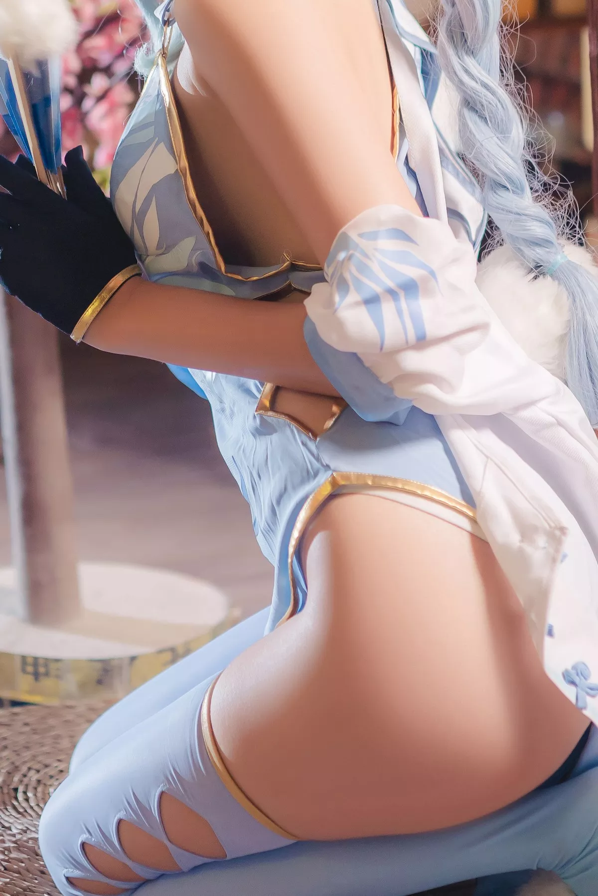 泳装 妩媚私摄 墨玉 PA15 美女Cosplay