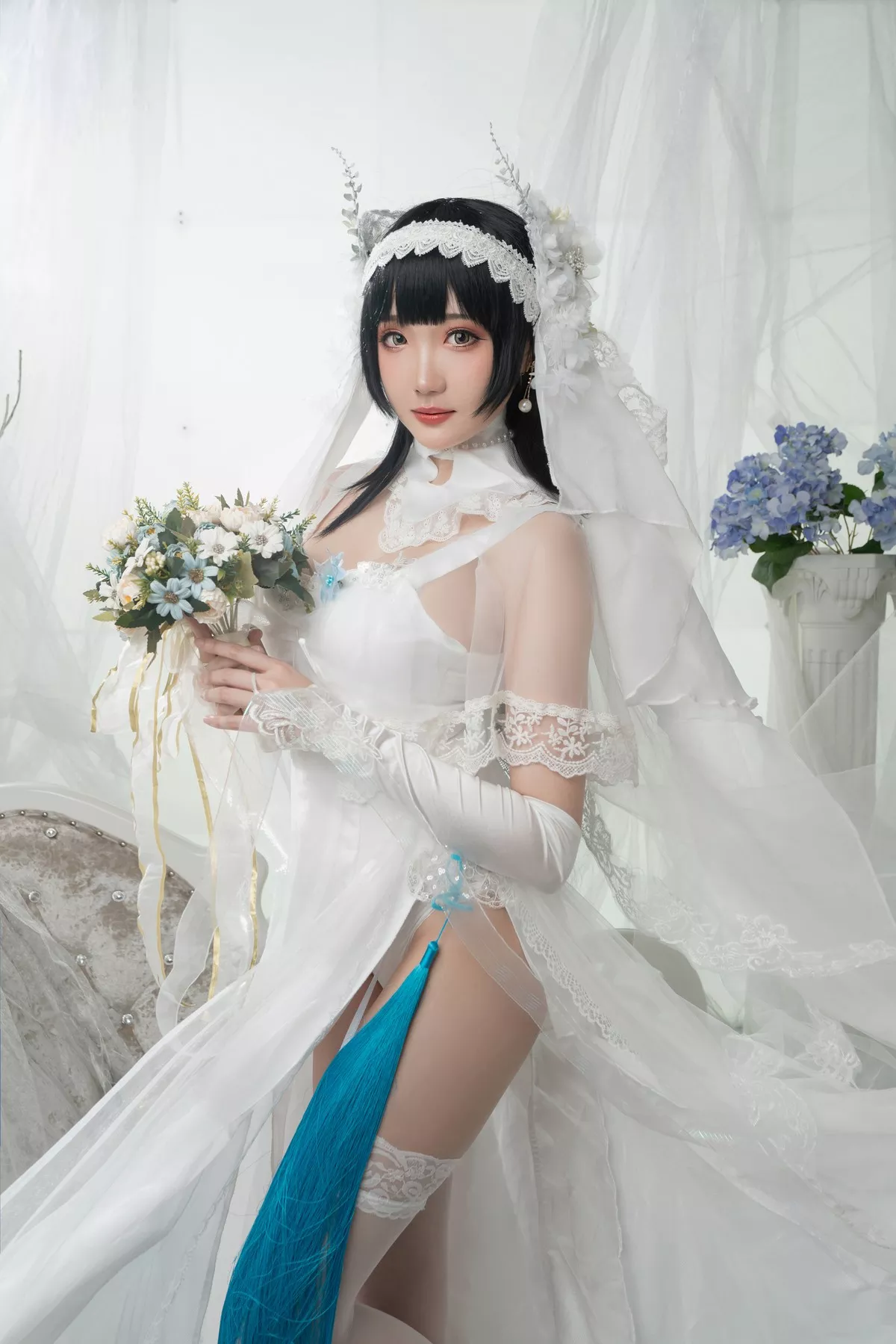 仙女Cosplay  95式 性感私房 花嫁 瓜希酱