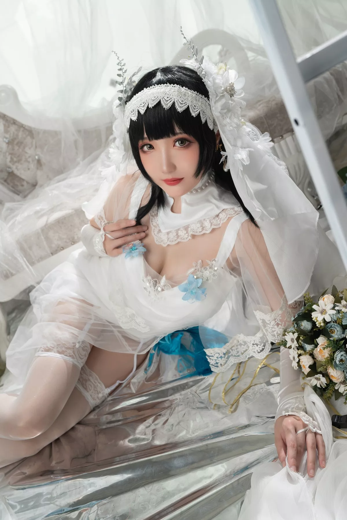 仙女Cosplay  95式 性感私房 花嫁 瓜希酱