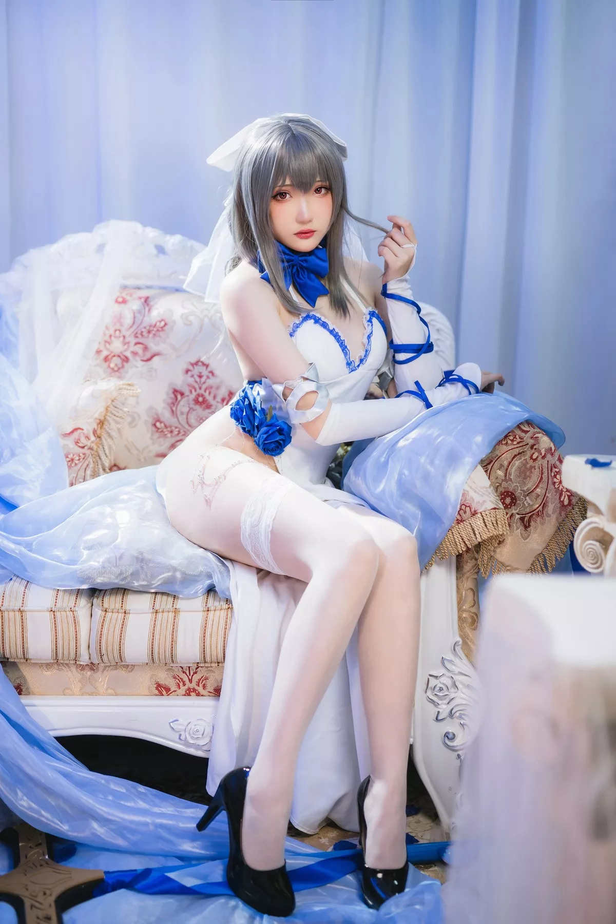 瓜希酱  路易九世礼服 美女Cosplay 风采私摄