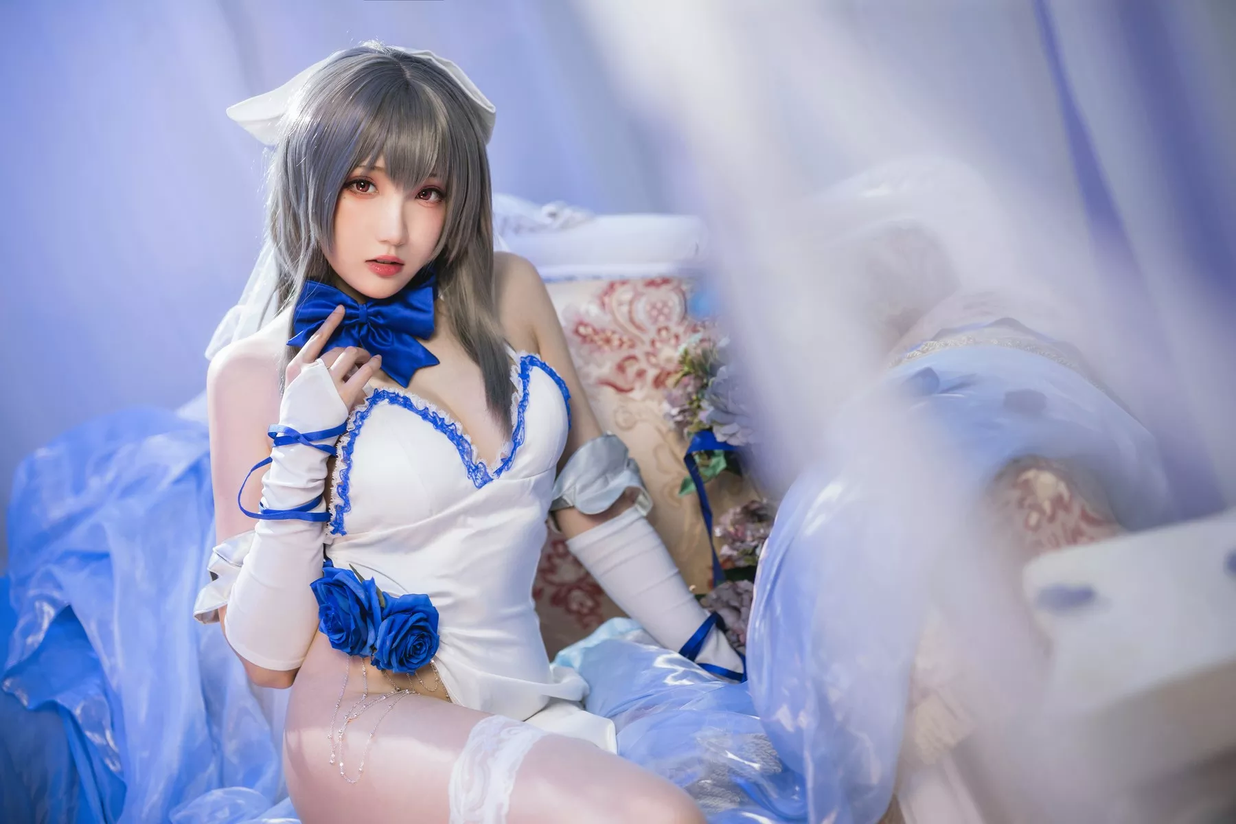 瓜希酱  路易九世礼服 美女Cosplay 风采私摄