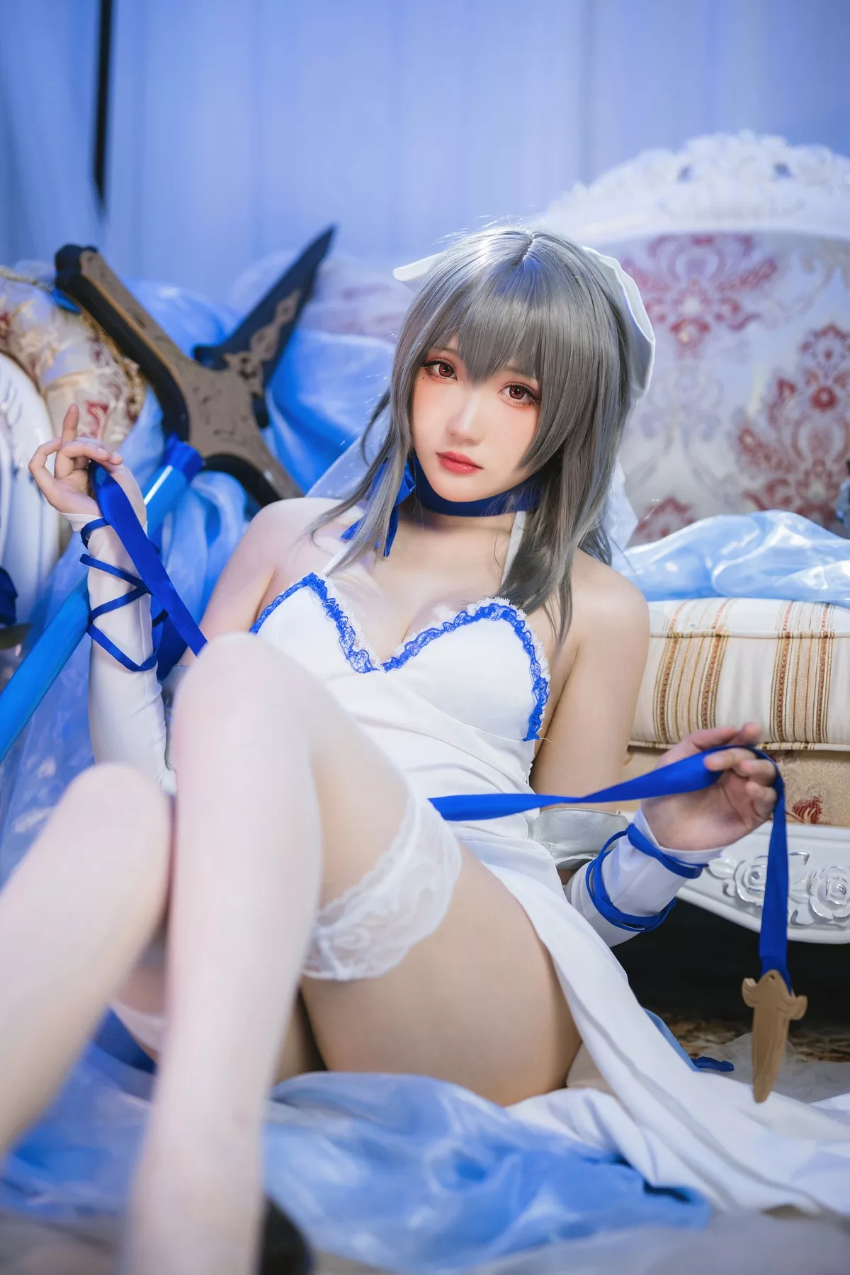 瓜希酱  路易九世礼服 美女Cosplay 风采私摄