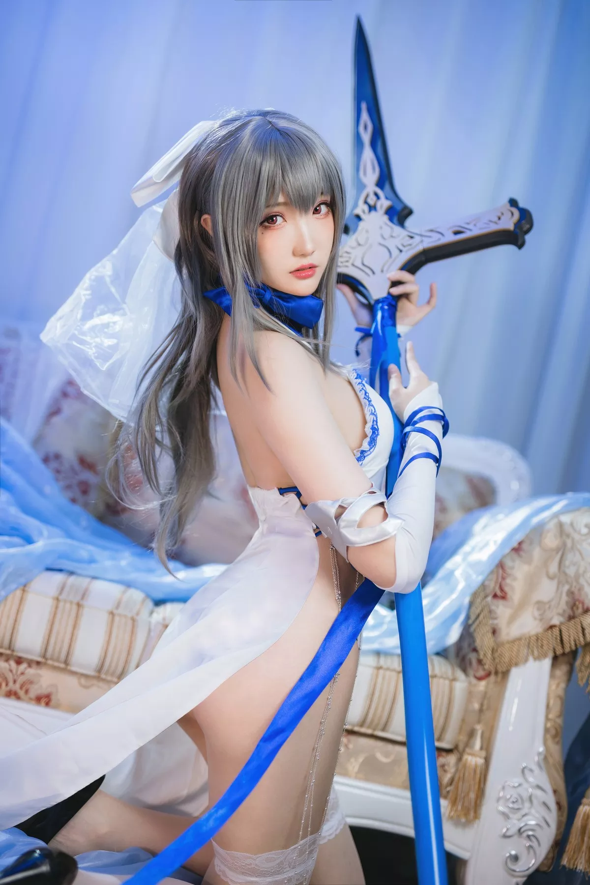 瓜希酱  路易九世礼服 美女Cosplay 风采私摄