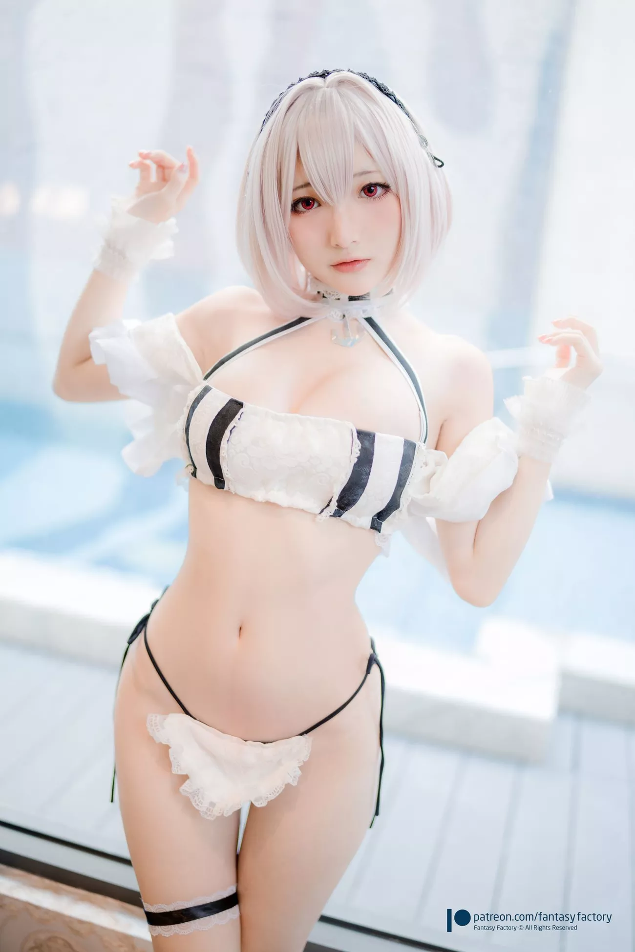 人体 小丁 《SiriusMaidBikini》 大尺码组图 台模 Ding