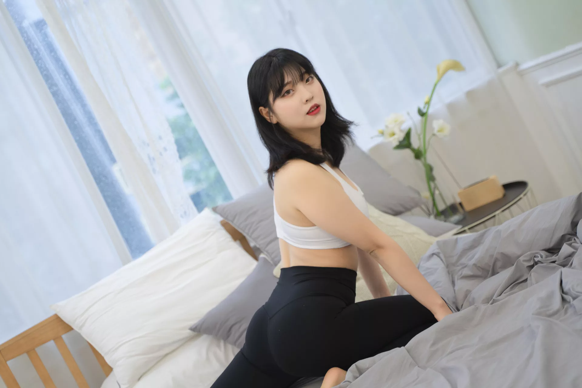 罗格摄影】 Song Leggings(62P) 高丽迷人美女摄影 Hana【ROGLE
