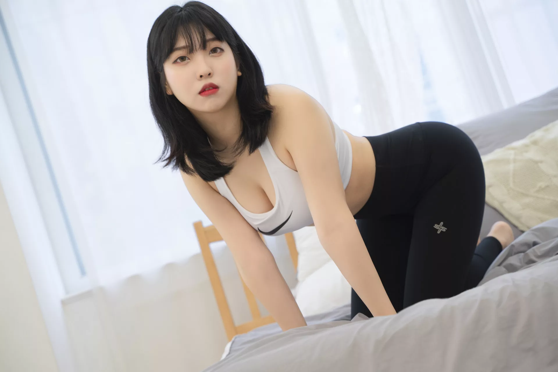罗格摄影】 Song Leggings(62P) 高丽迷人美女摄影 Hana【ROGLE