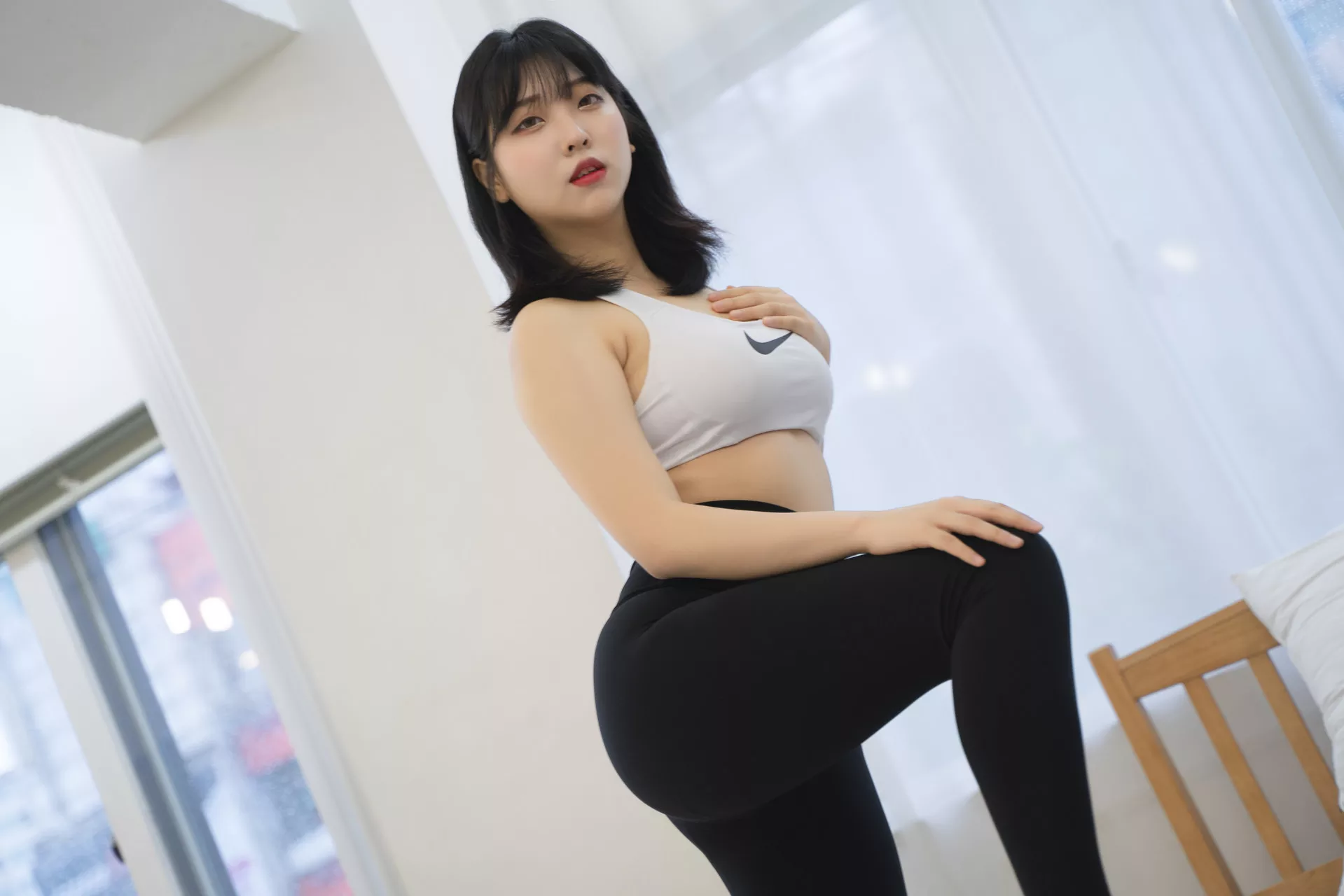 罗格摄影】 Song Leggings(62P) 高丽迷人美女摄影 Hana【ROGLE