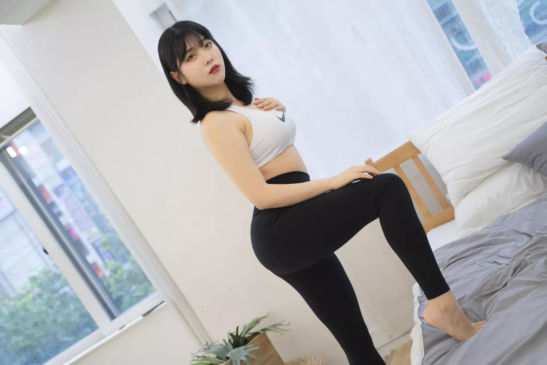 罗格摄影】 Song Leggings(62P) 高丽迷人美女摄影 Hana【ROGLE