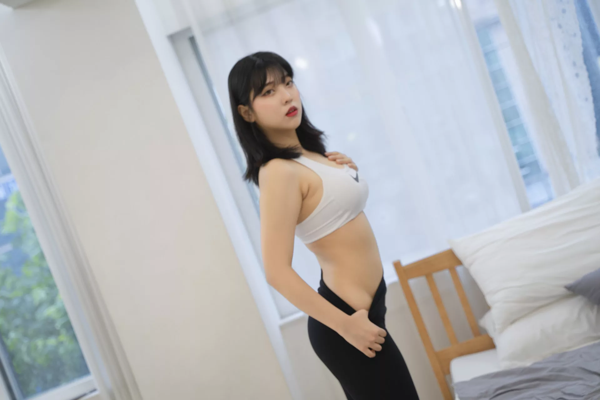罗格摄影】 Song Leggings(62P) 高丽迷人美女摄影 Hana【ROGLE