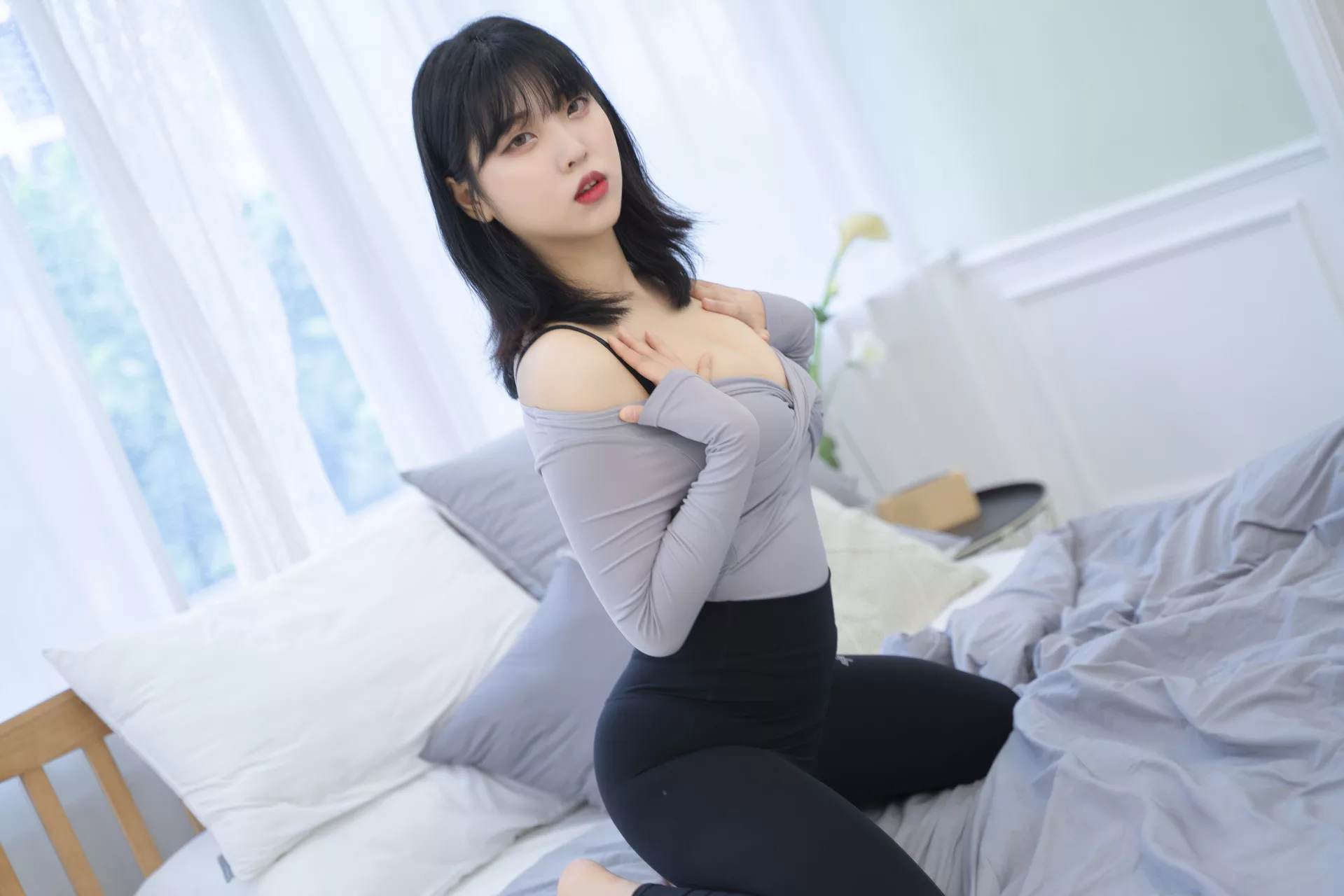 罗格摄影】 Song Leggings(62P) 高丽迷人美女摄影 Hana【ROGLE