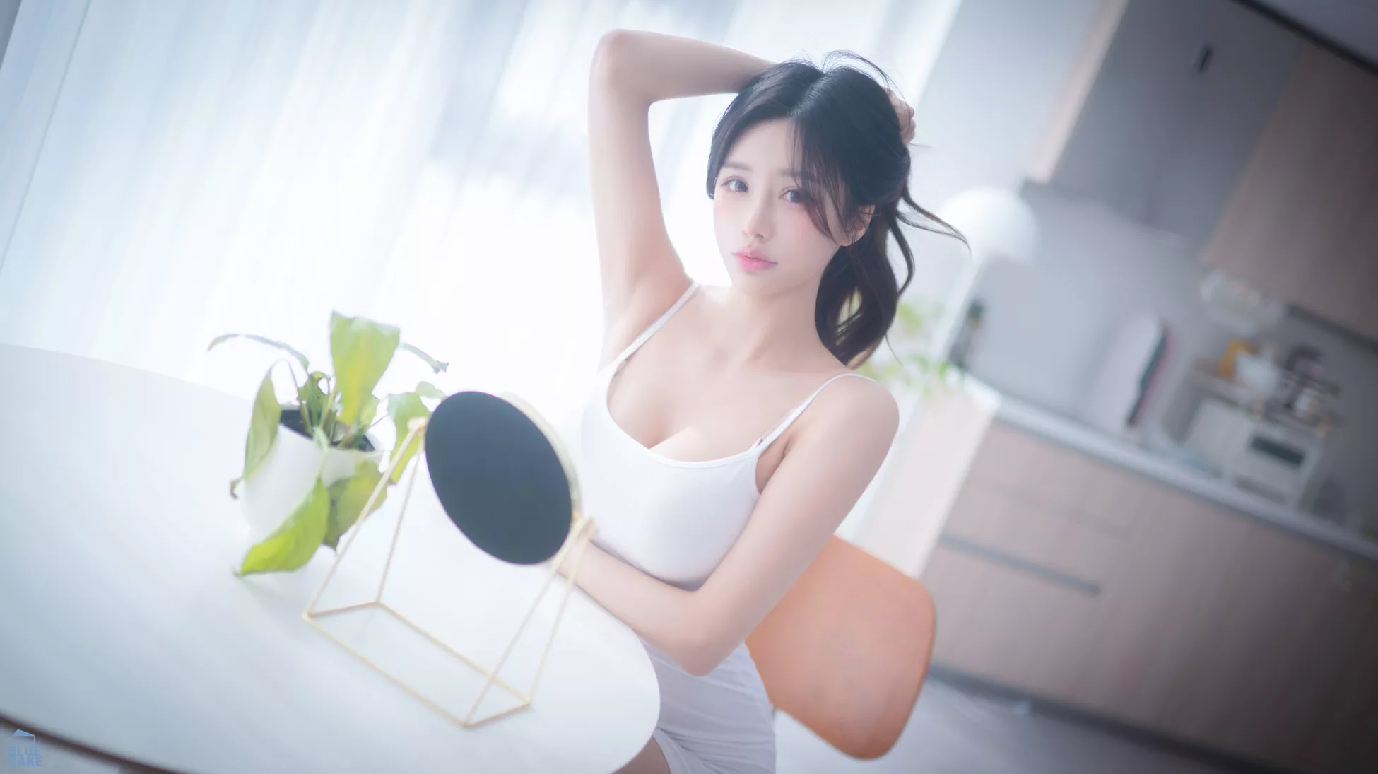蓝色蛋糕】 Boob 高丽仙女写真  全集修正 Real RED.Ver YeonYu【BLUECAKE