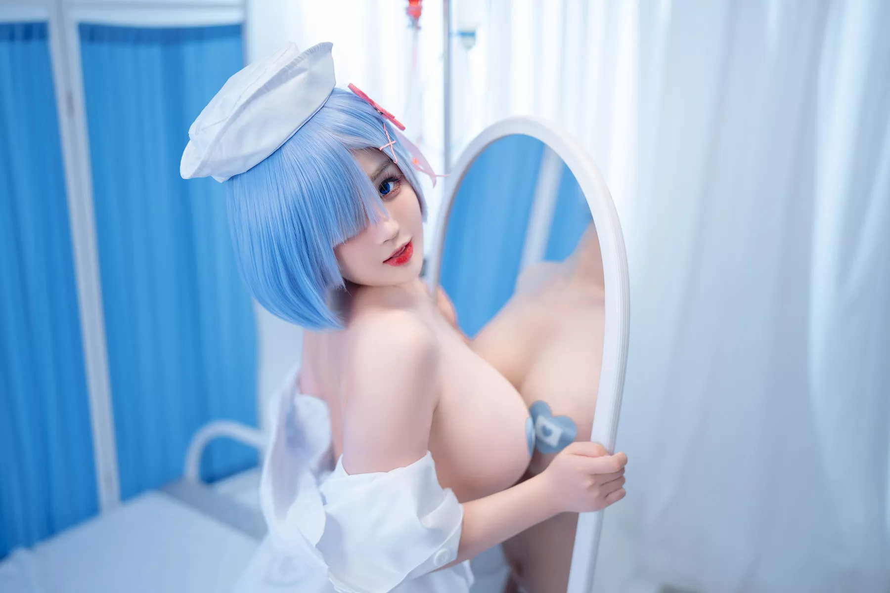 Nurse 撩人私摄 雷姆护工 �@井宁宁 Rem  美人Cosplay