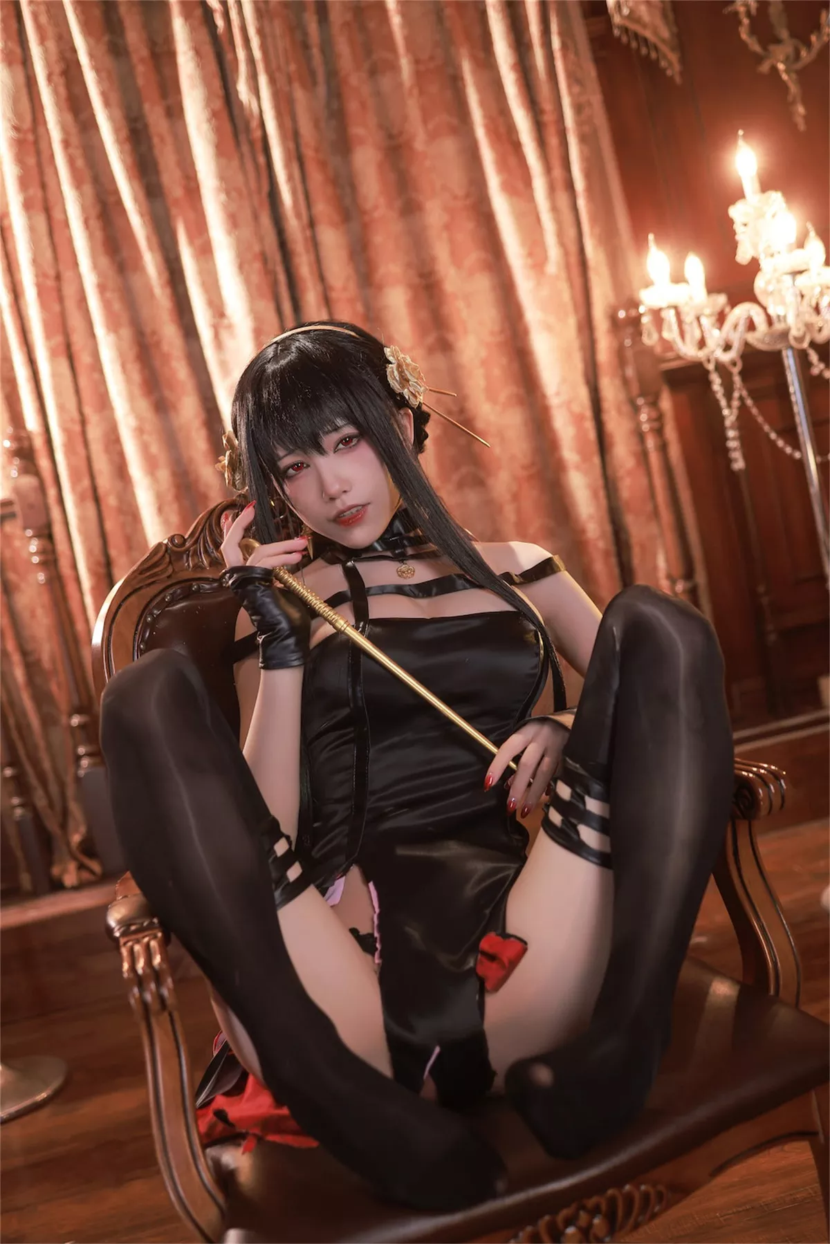 约尔黑礼服 aqua 风骚私房 美人Cosplay  水淼