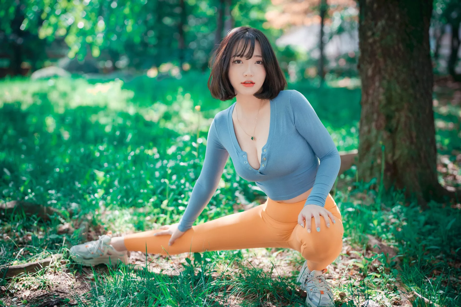 全集修正 Yeeun【DJAWA大佳玩】  Trekking Naughty 高丽模特影像 Son