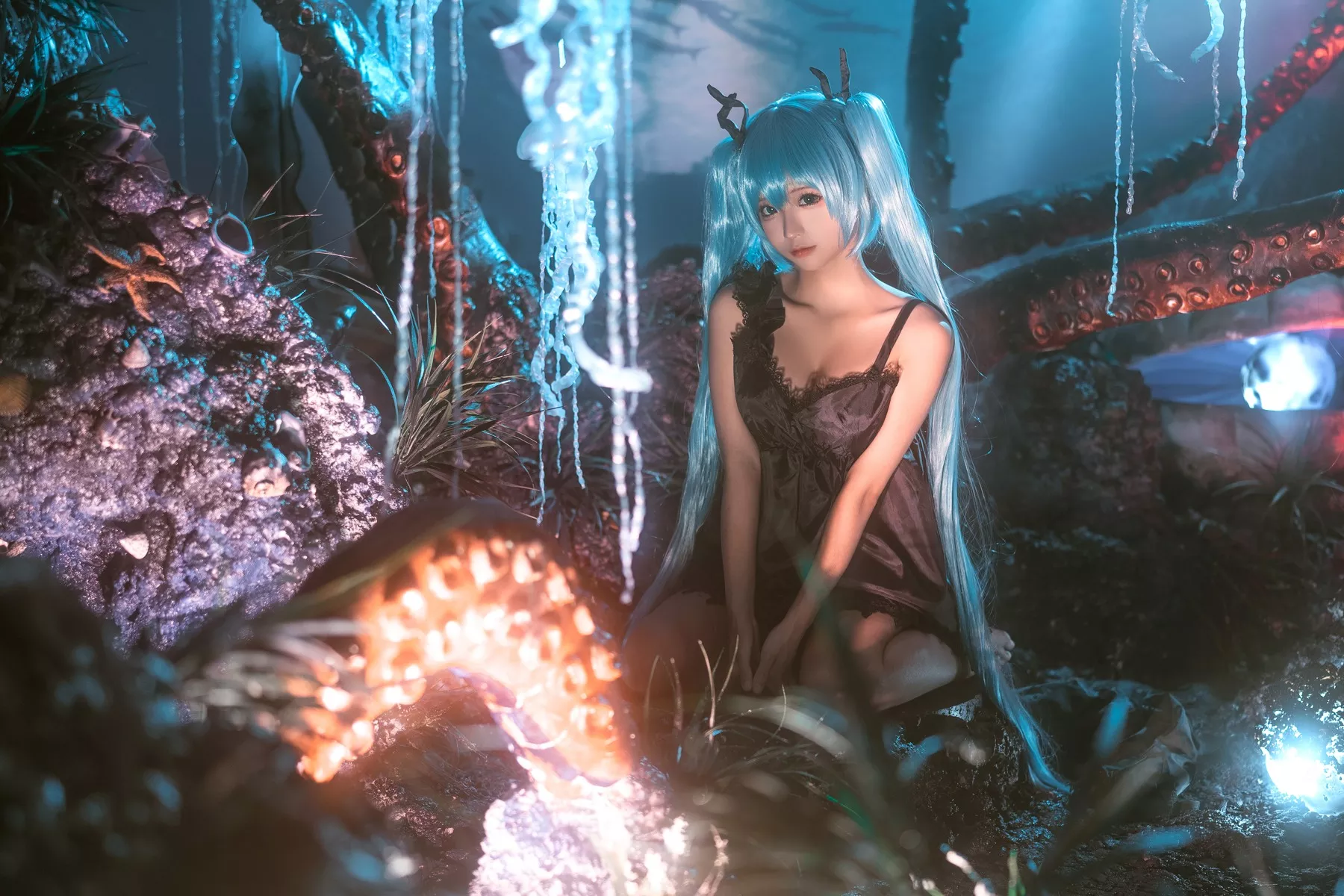 仙女Cosplay 撩人密拍 蠢沫沫 深海姑娘