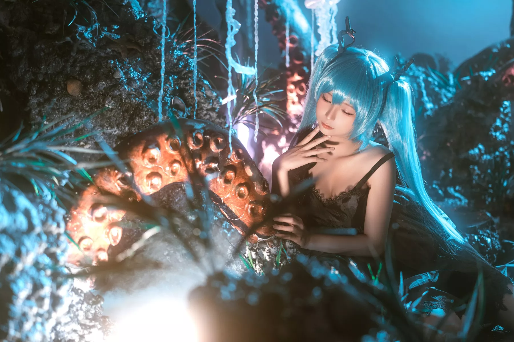 仙女Cosplay 撩人密拍 蠢沫沫 深海姑娘