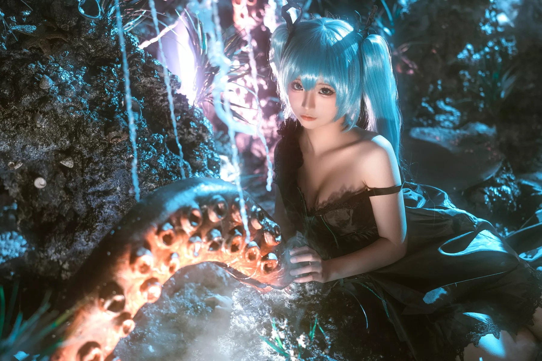 仙女Cosplay 撩人密拍 蠢沫沫 深海姑娘