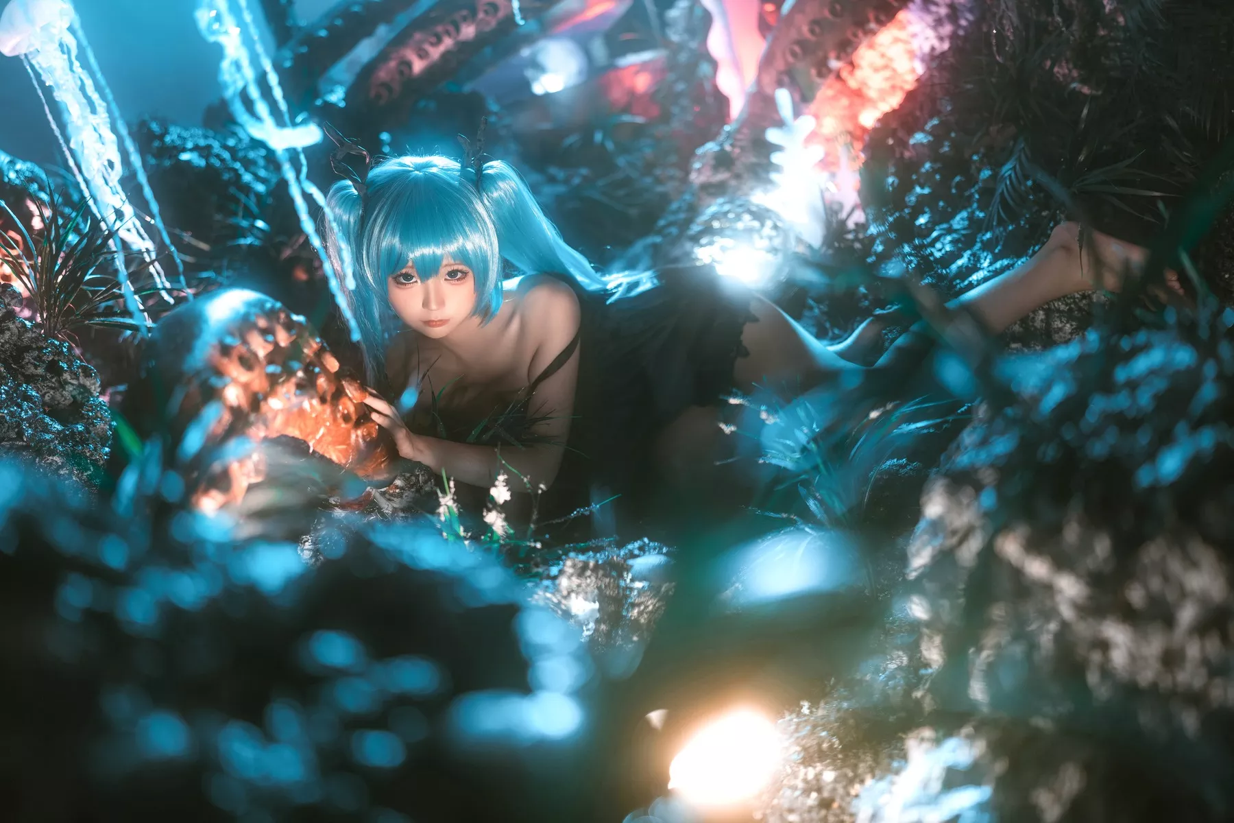 仙女Cosplay 撩人密拍 蠢沫沫 深海姑娘