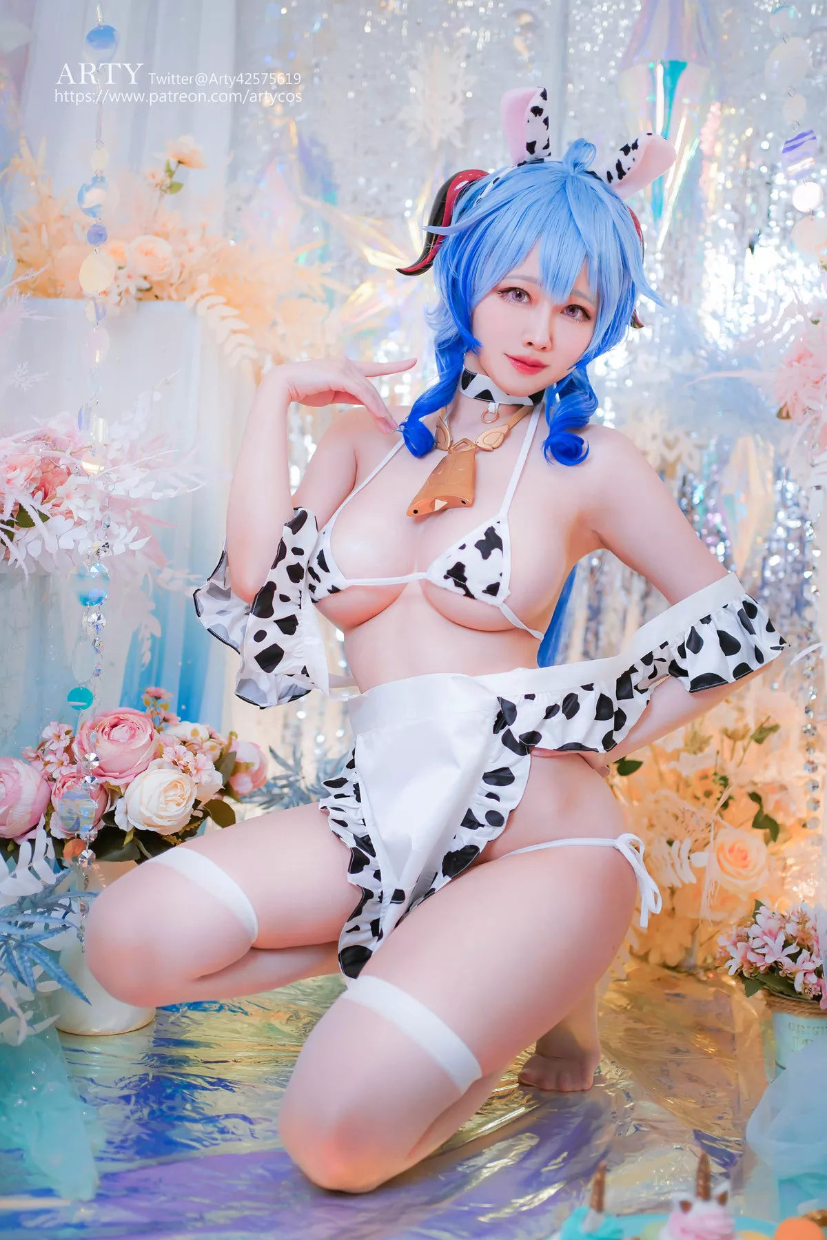 Arty亚�� Ganyu 佳人Cosplay 格调私摄 甘雨