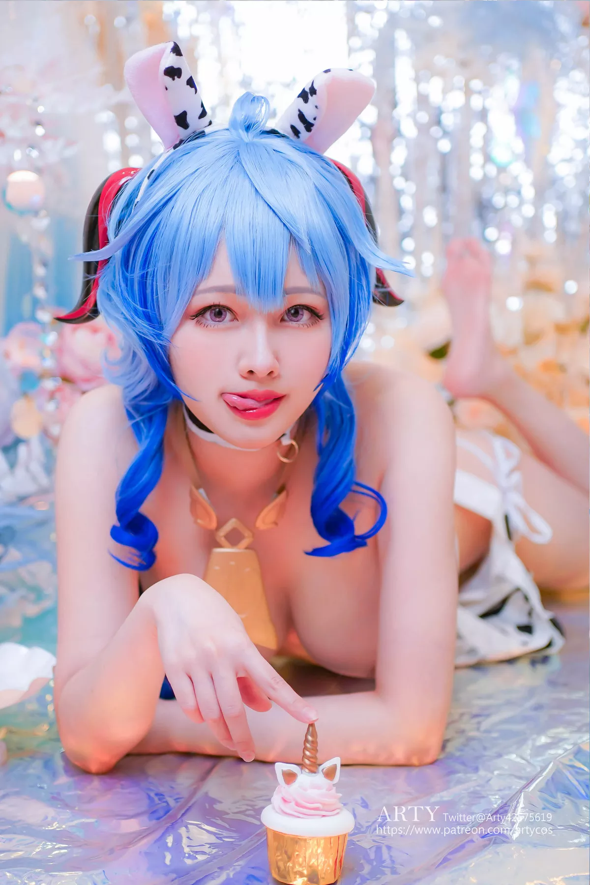 Arty亚�� Ganyu 佳人Cosplay 格调私摄 甘雨