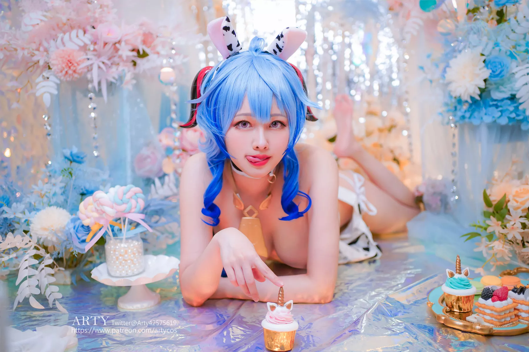Arty亚�� Ganyu 佳人Cosplay 格调私摄 甘雨