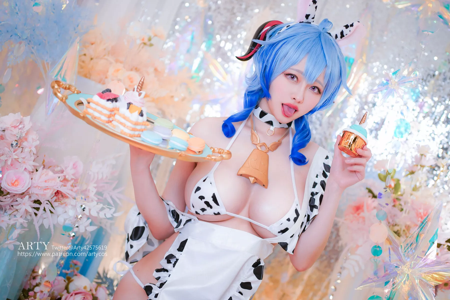 Arty亚�� Ganyu 佳人Cosplay 格调私摄 甘雨