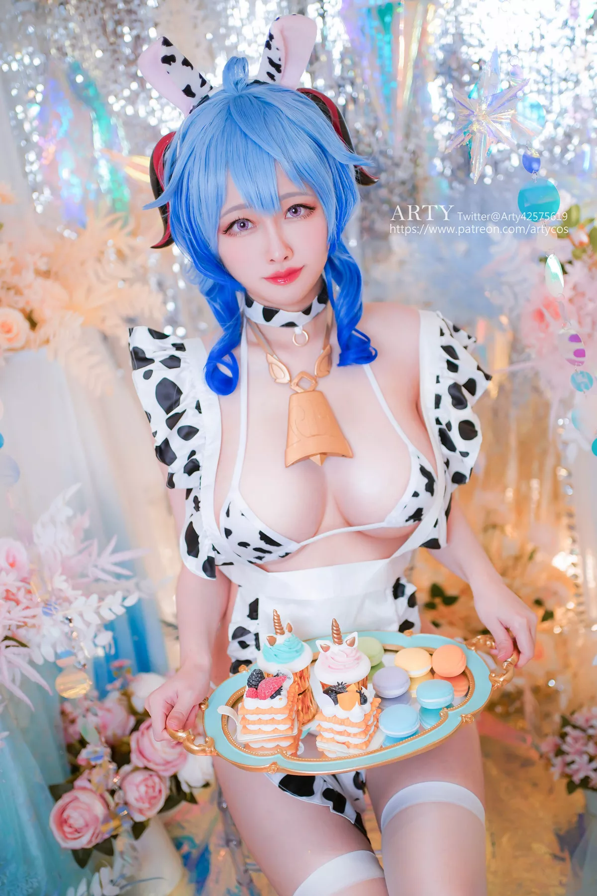 Arty亚�� Ganyu 佳人Cosplay 格调私摄 甘雨