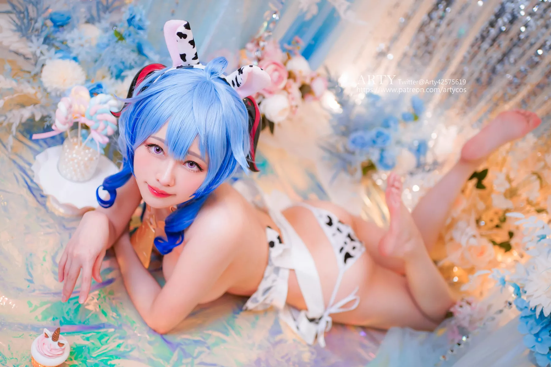 Arty亚�� Ganyu 佳人Cosplay 格调私摄 甘雨