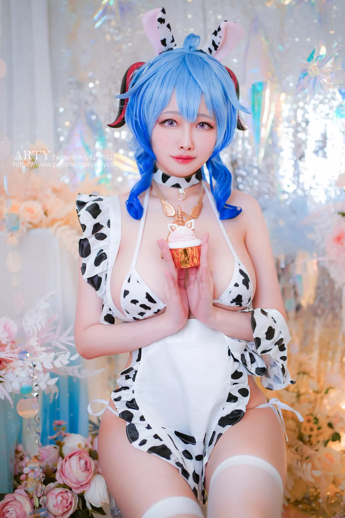 Arty亚�� Ganyu 佳人Cosplay 格调私摄 甘雨