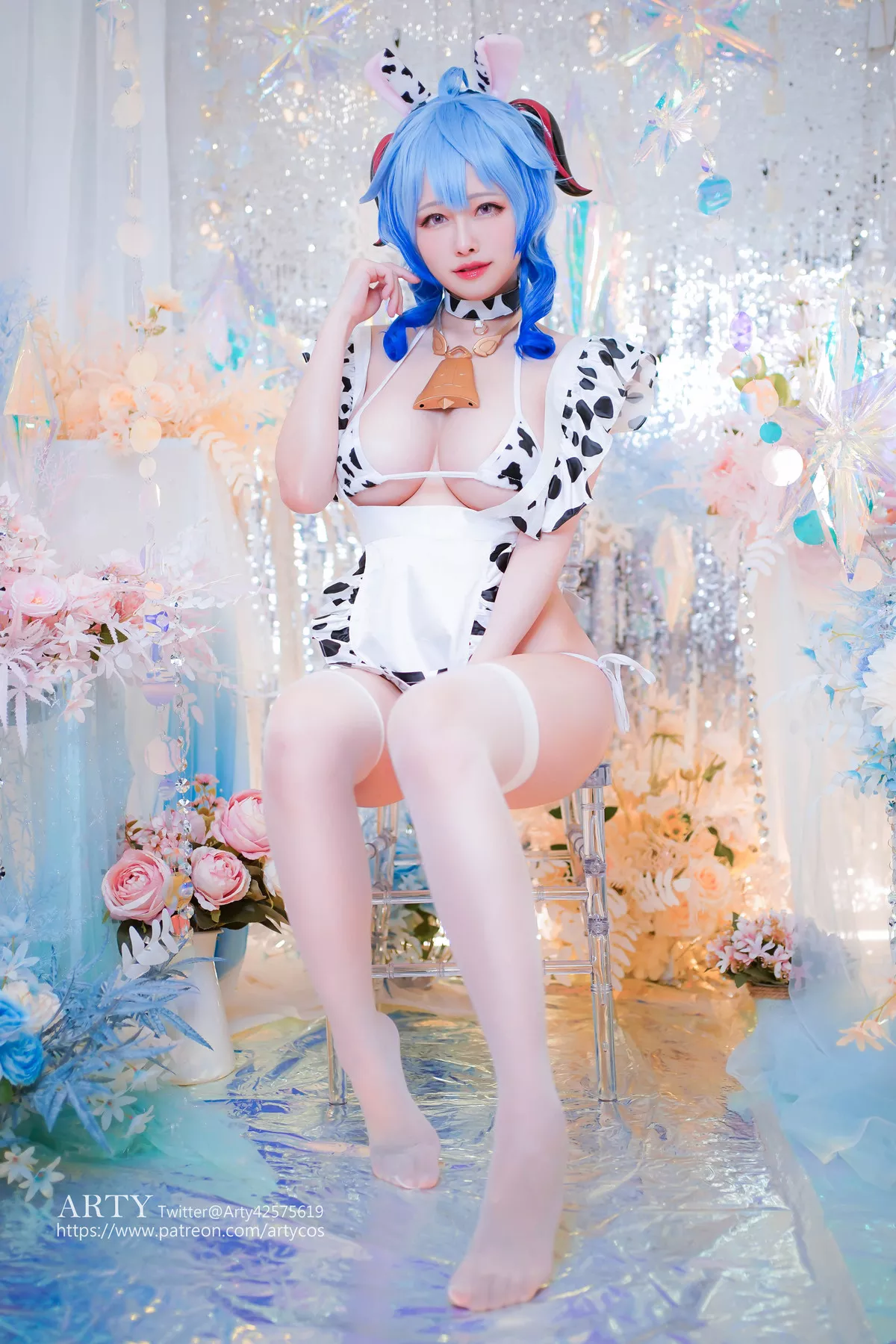Arty亚�� Ganyu 佳人Cosplay 格调私摄 甘雨