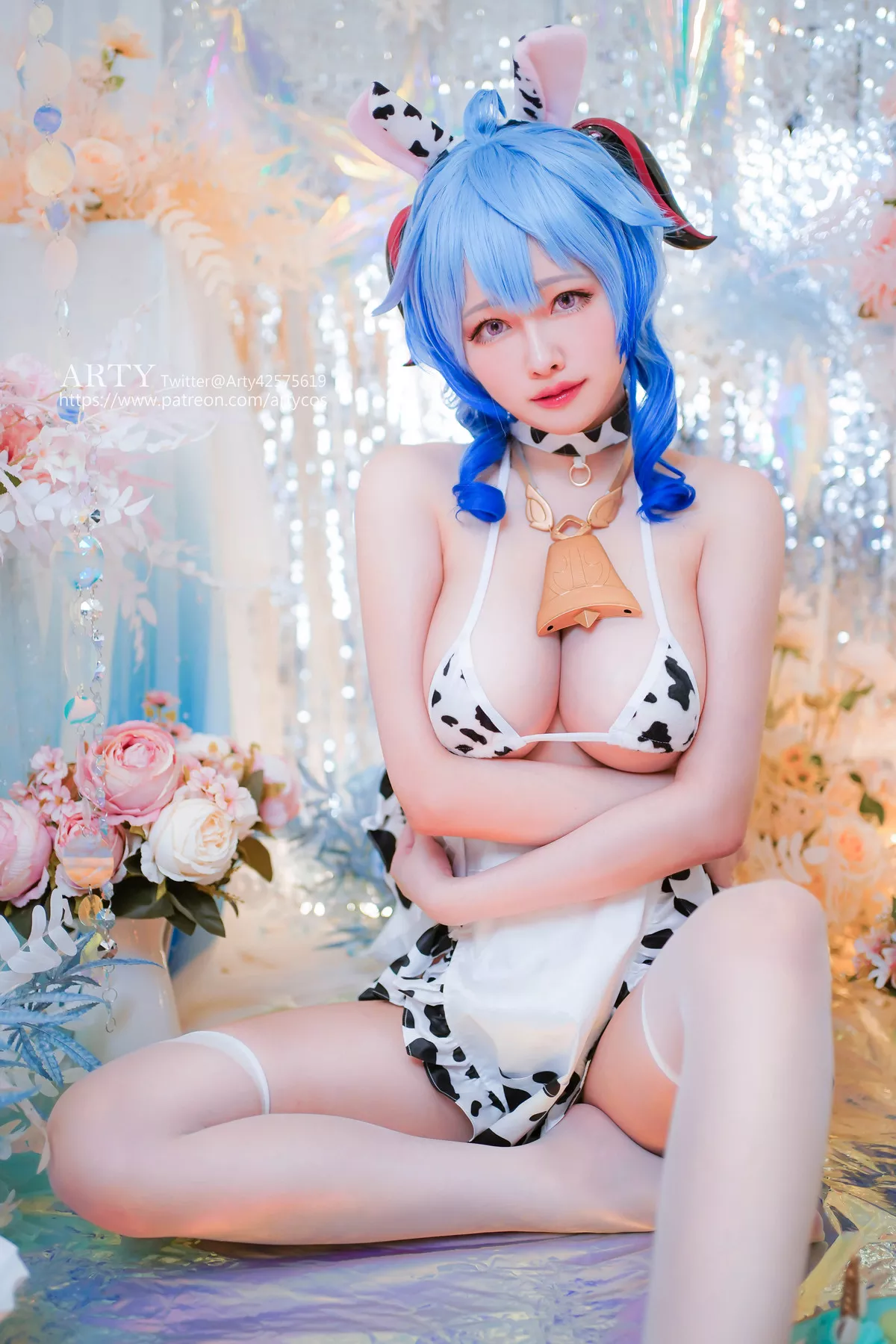Arty亚�� Ganyu 佳人Cosplay 格调私摄 甘雨