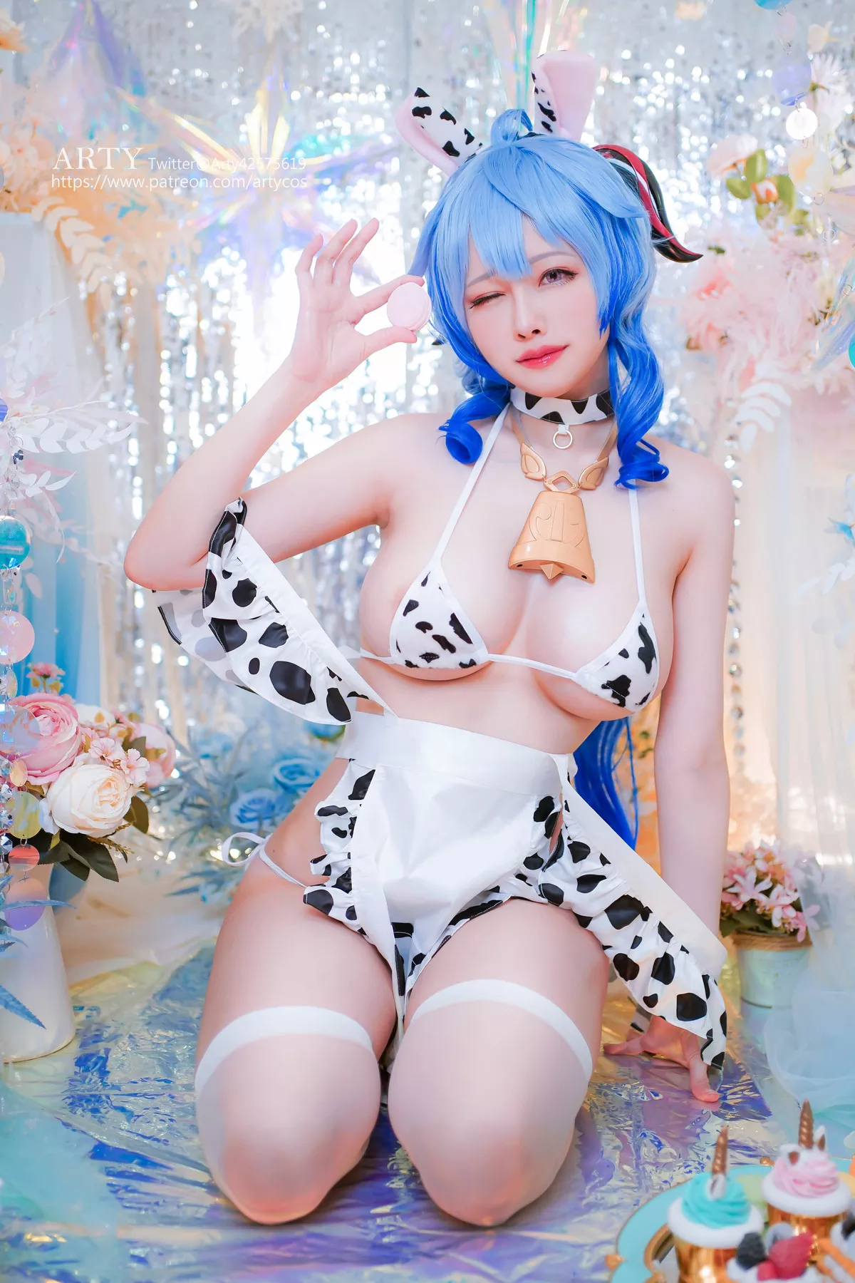 Arty亚�� Ganyu 佳人Cosplay 格调私摄 甘雨