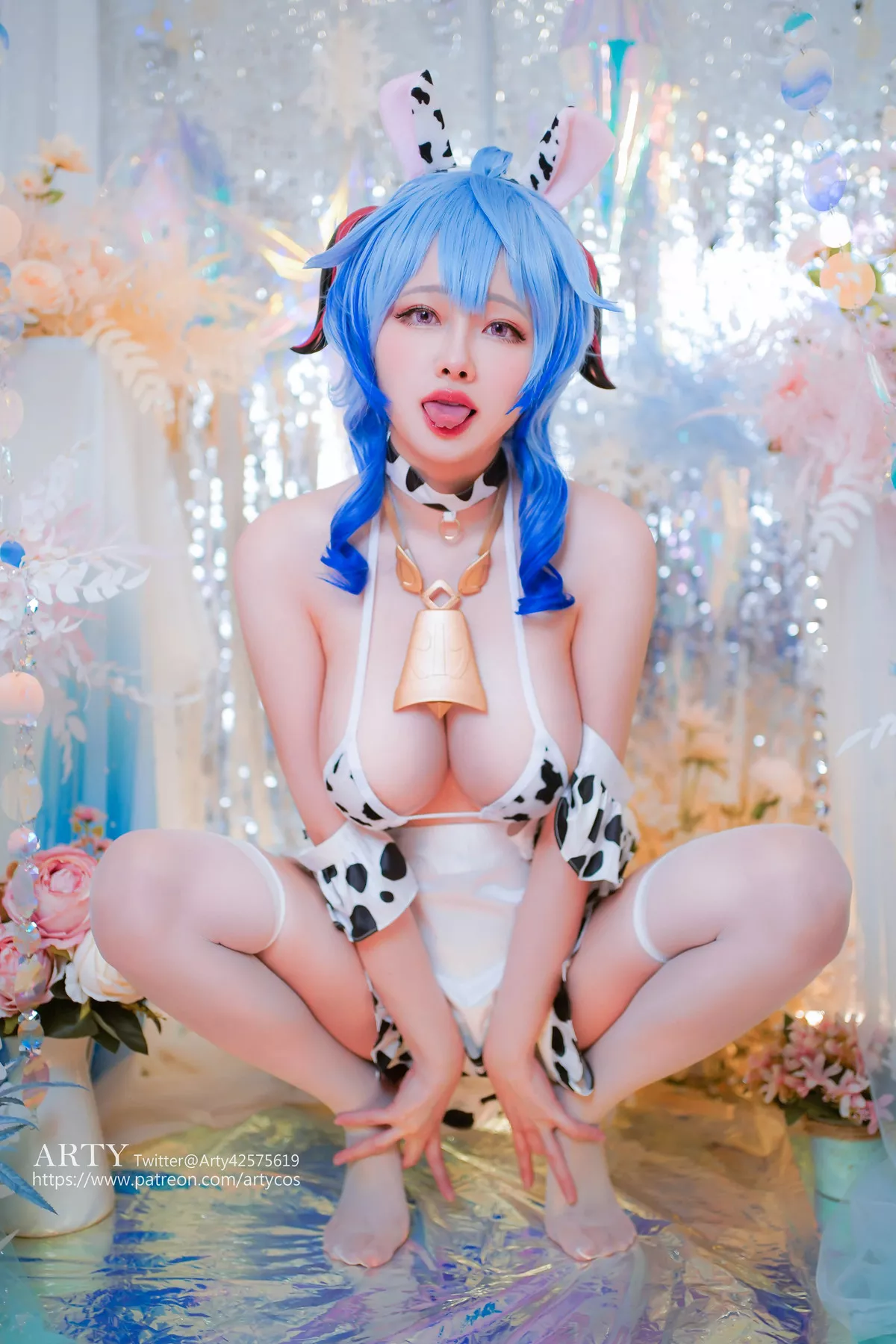 Arty亚�� Ganyu 佳人Cosplay 格调私摄 甘雨