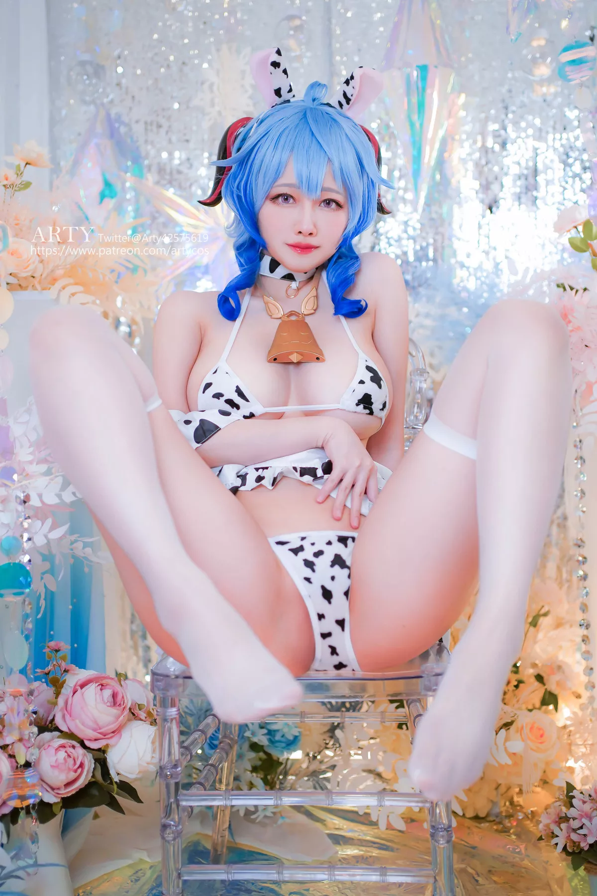 Arty亚�� Ganyu 佳人Cosplay 格调私摄 甘雨