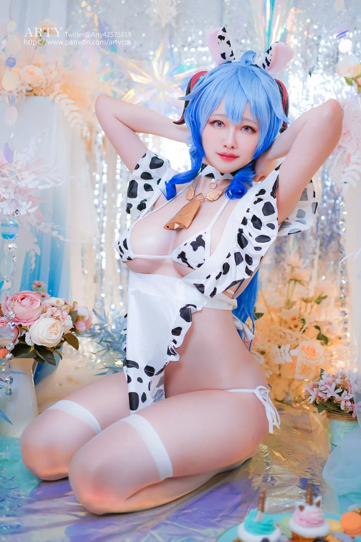 Arty亚�� Ganyu 佳人Cosplay 格调私摄 甘雨