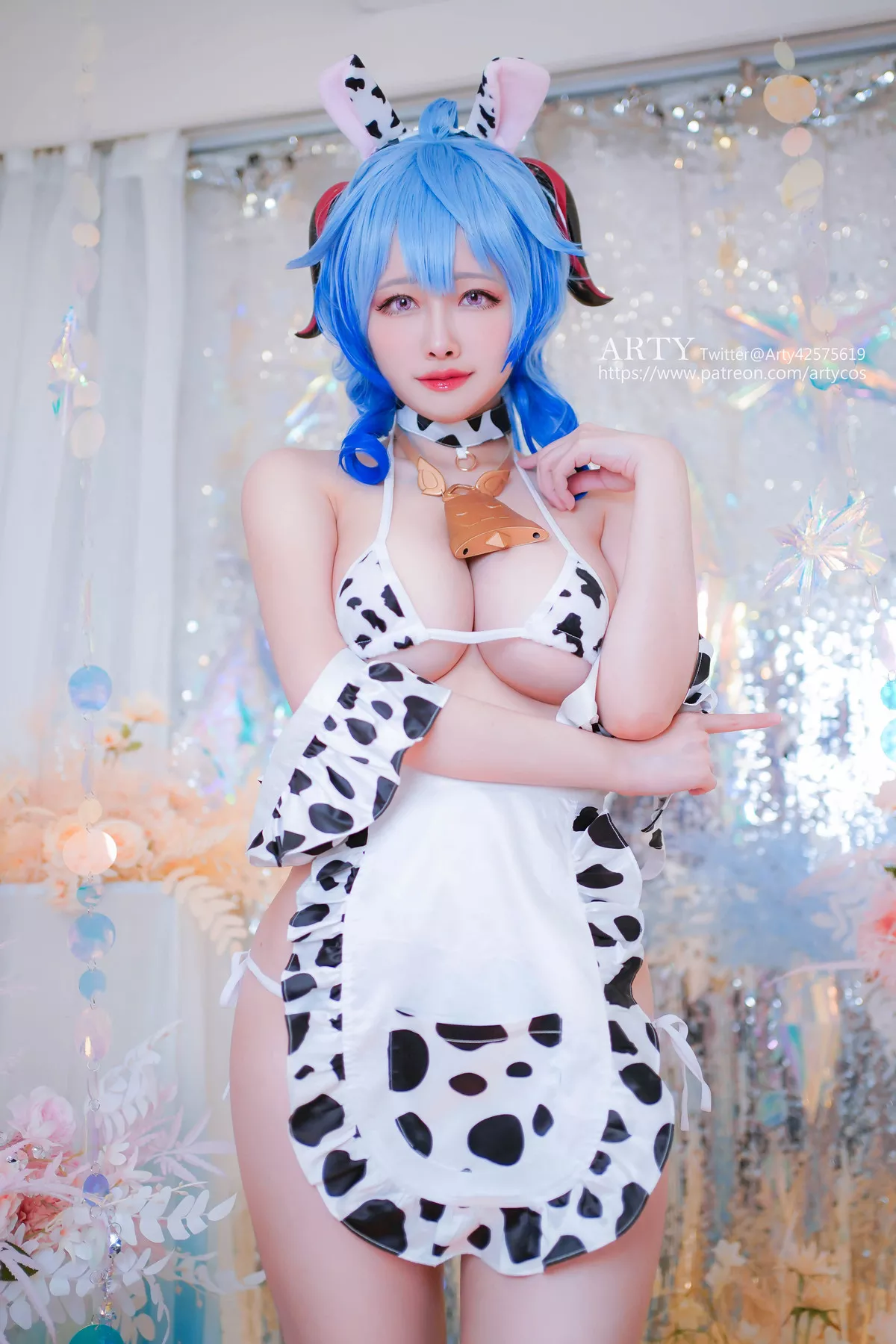 Arty亚�� Ganyu 佳人Cosplay 格调私摄 甘雨