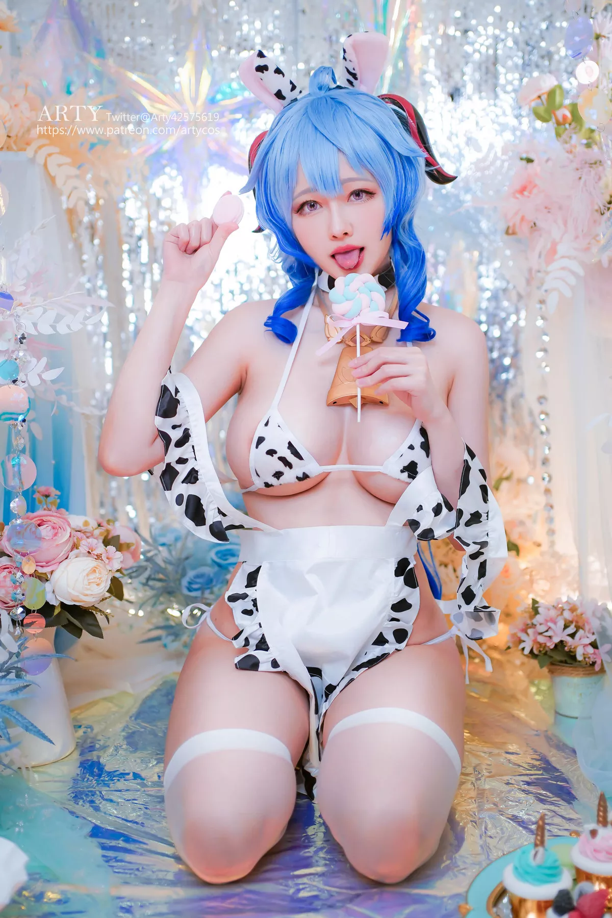 Arty亚�� Ganyu 佳人Cosplay 格调私摄 甘雨